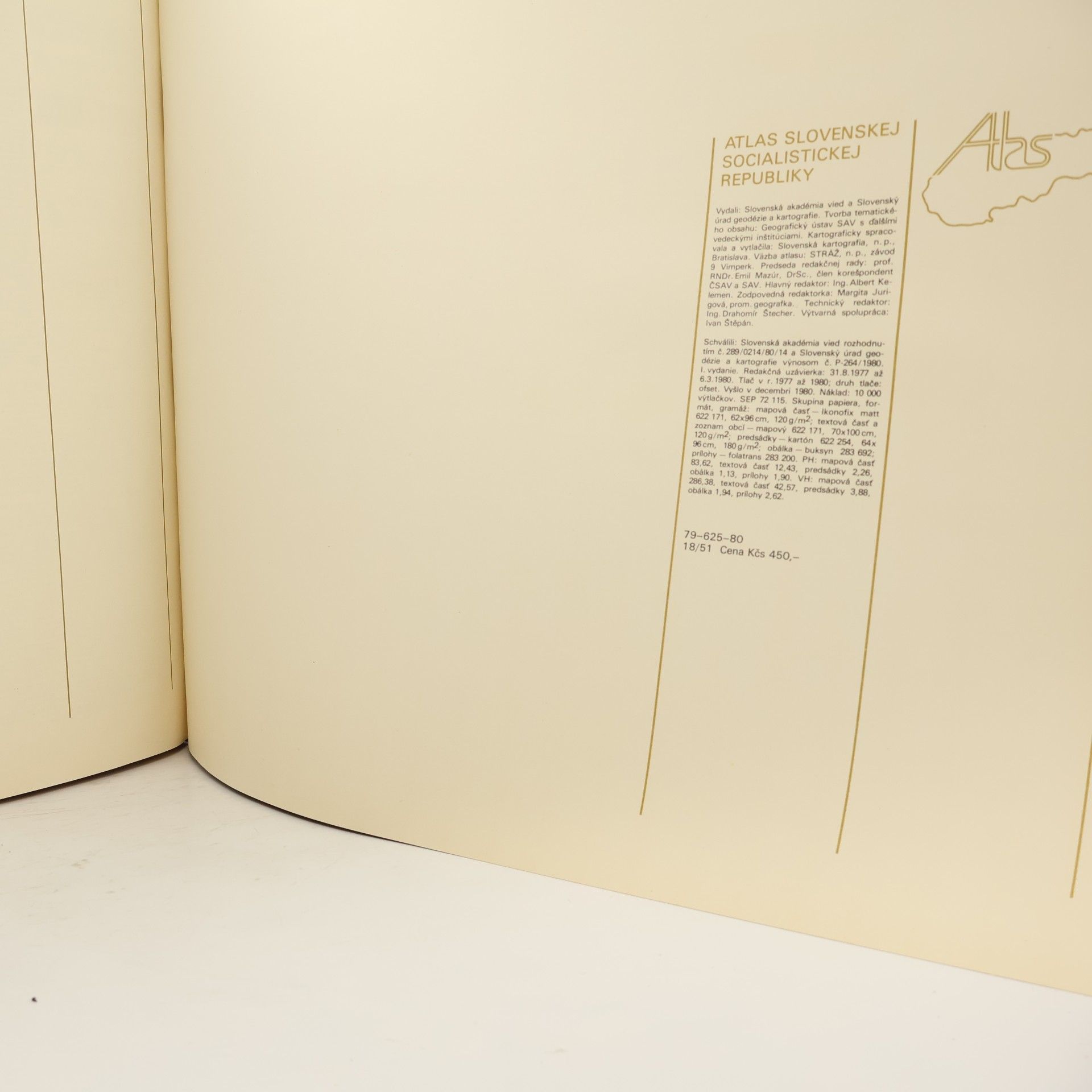Kolektív autorov Atlas Slovenskej socialistickej republiky