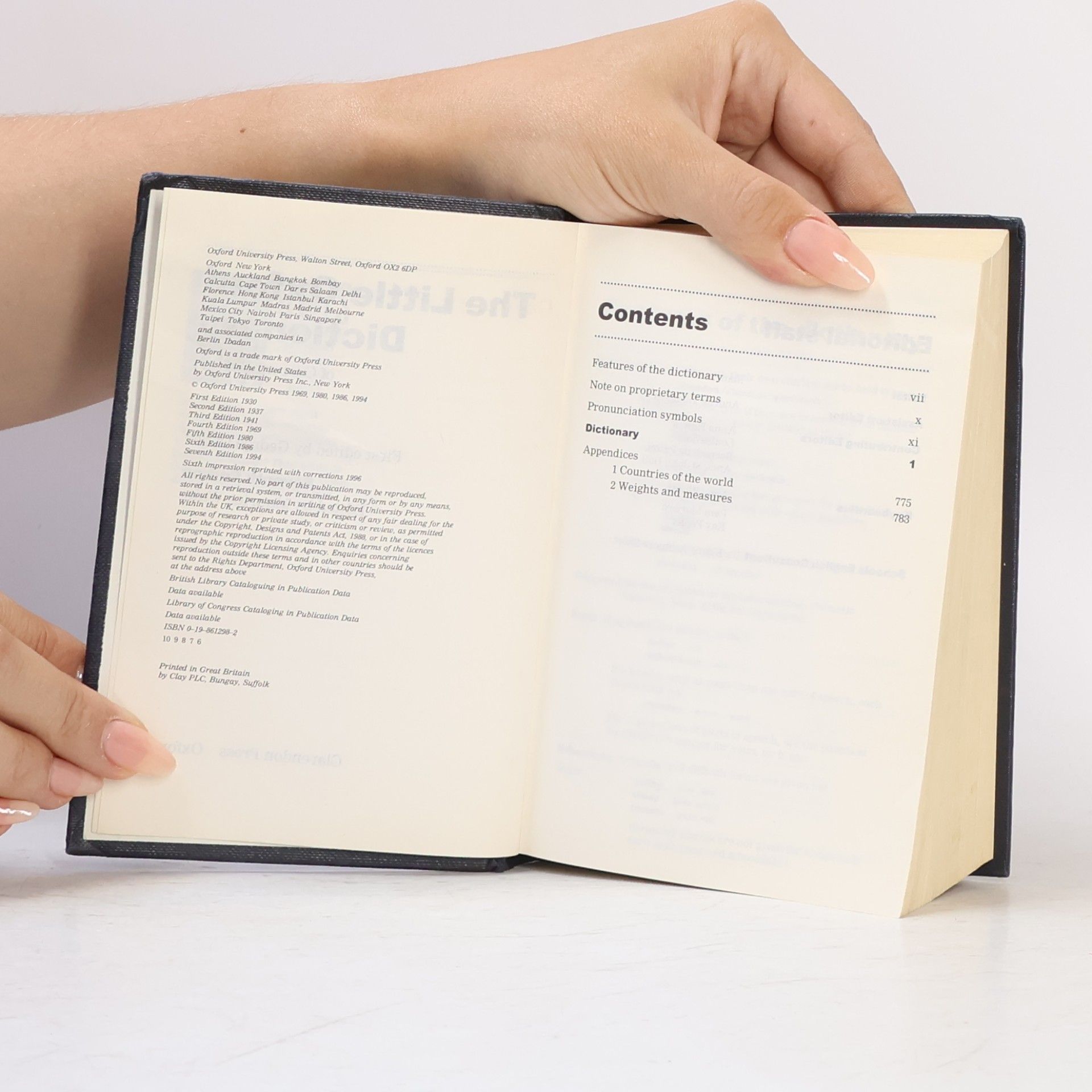 Autorenkollektiv The Little Oxford Dictionary