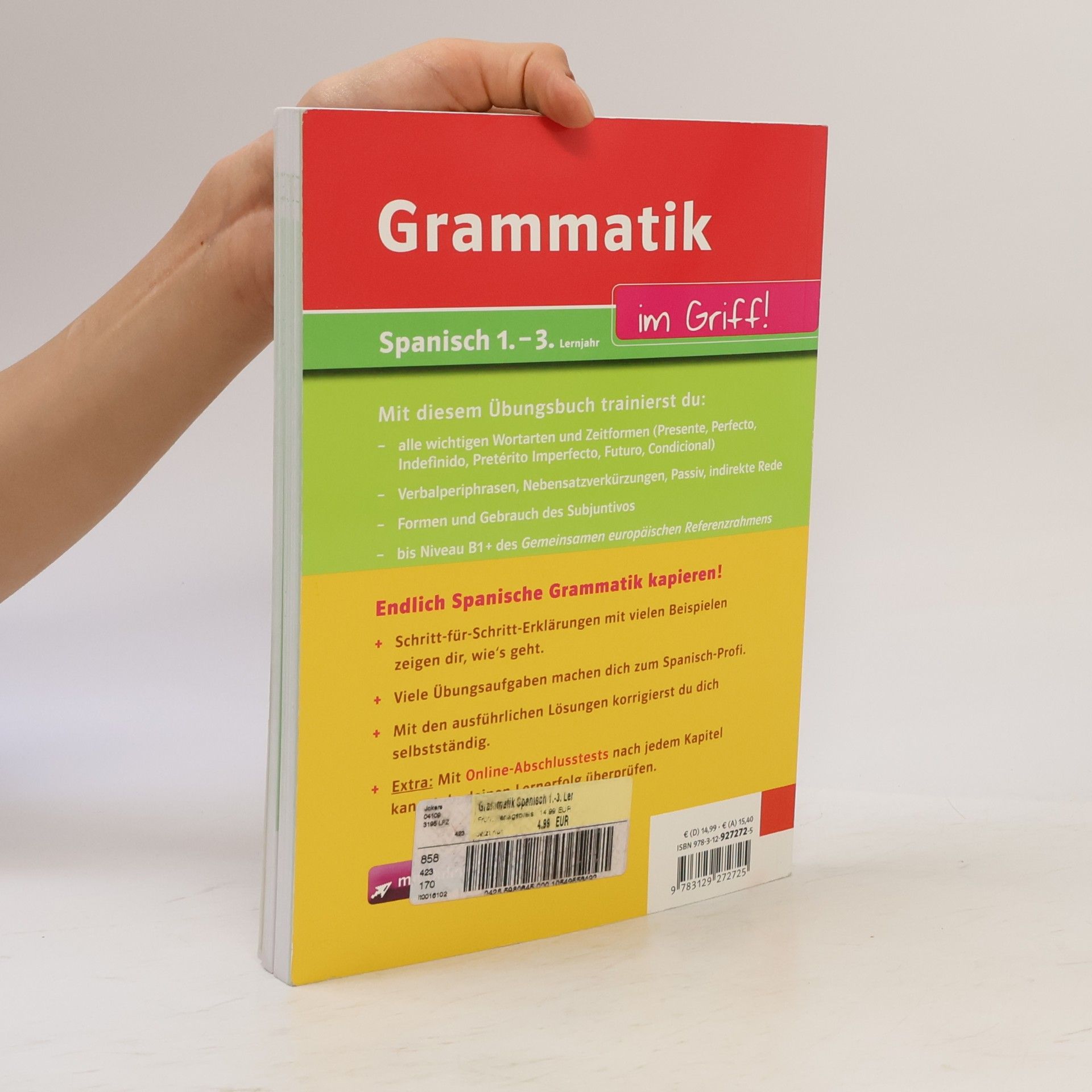 Iván Reymóndez Fernández Grammatik im Griff. Spanisch 1.-3. Lernjahr mit Online-Abschlusstests