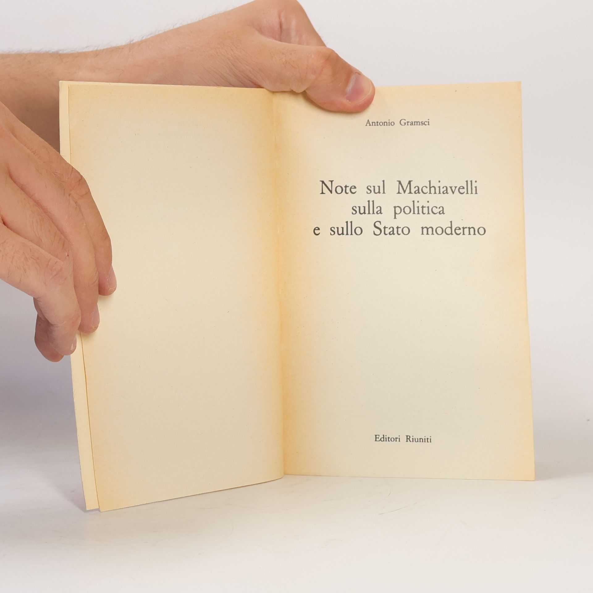 Antonio Gramsci Note sul machiavelli