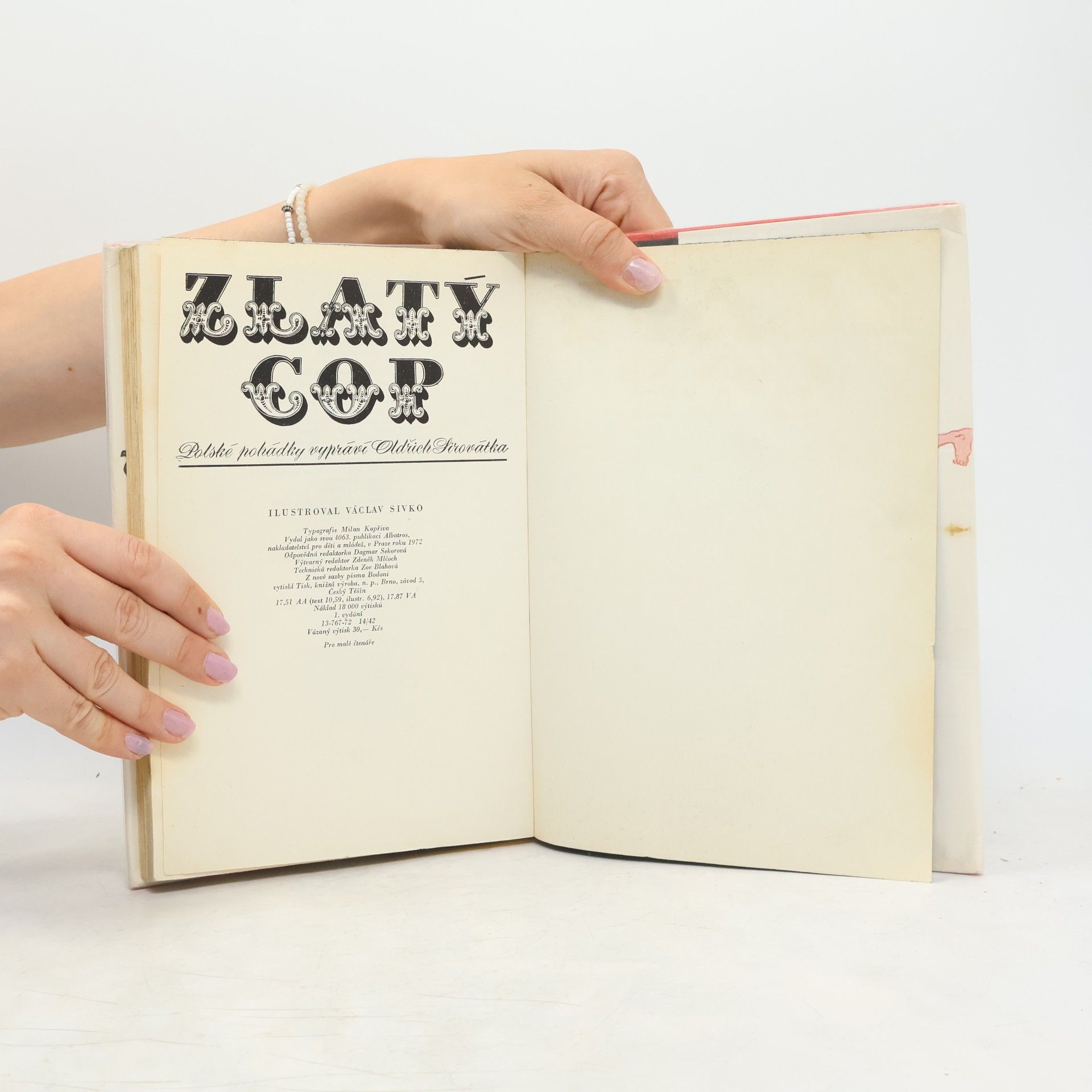 Oldřich Sirovátka Zlatý cop. Polské pohádky vypráví Oldřich Sirovátka