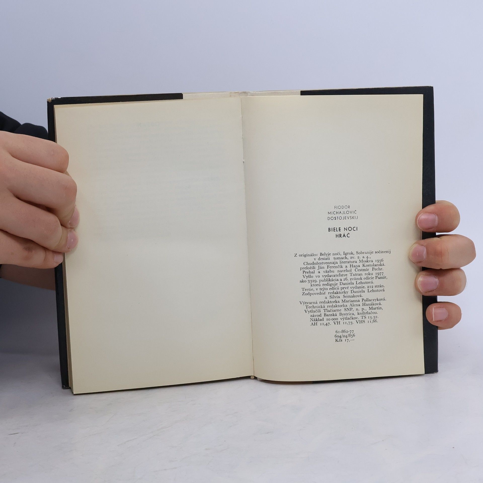 Fjodor Michailowitsch Dostojewski Biele noci, Hráč