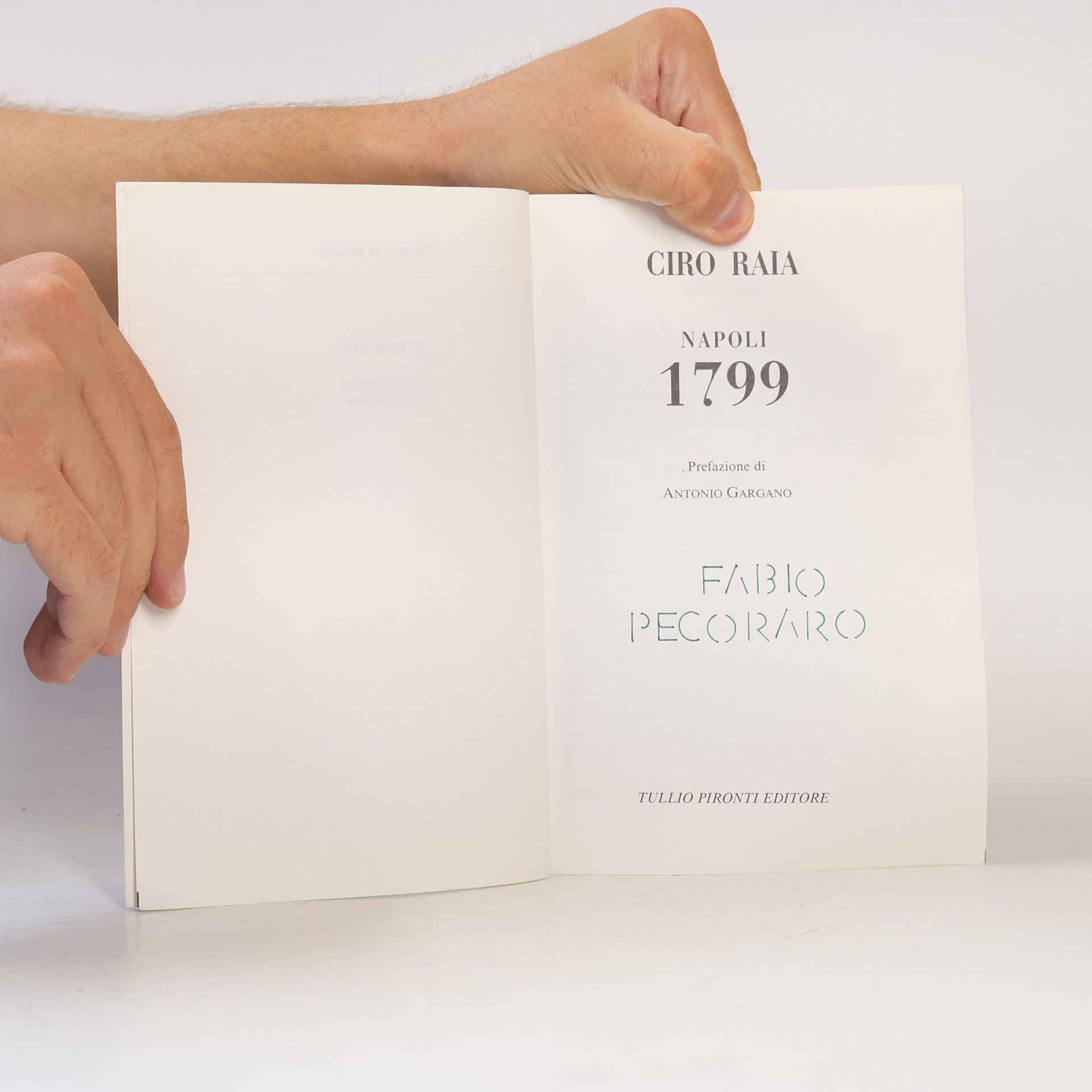 Ciro Raia Invito alla lettura: Napoli 1799