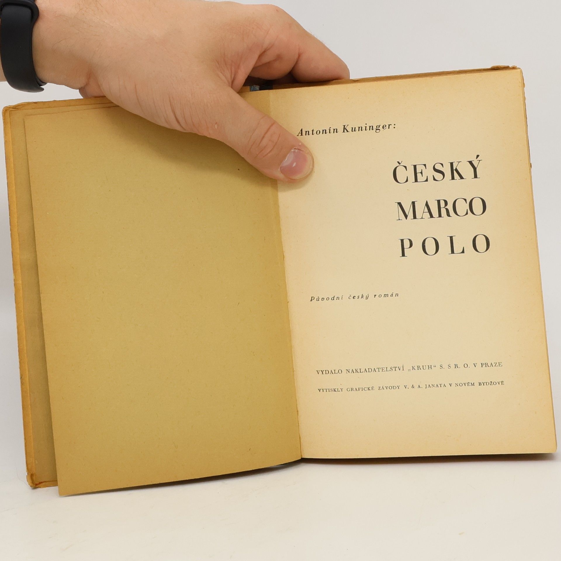 Antonín Kuninger Malý český Marco Polo
