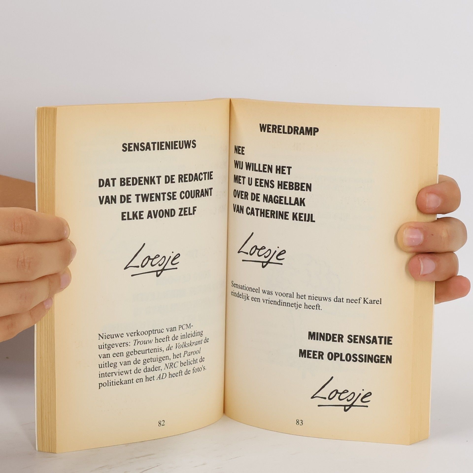 Loesje Meer streken in de wind