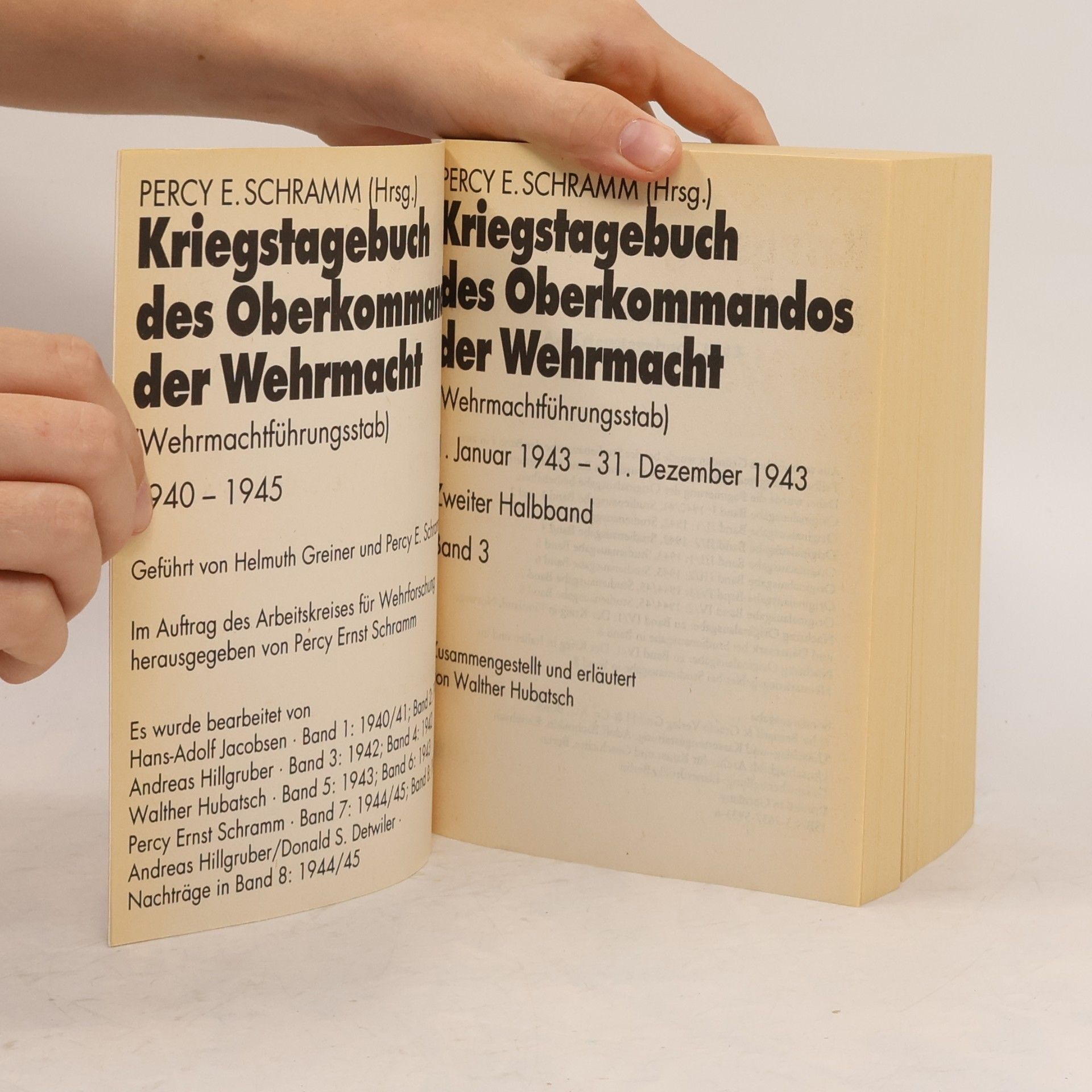 Percy Ernst Schramm Kriegstagebuch des Oberkommandos der Wehrmacht 1943. Teilband 2. 6