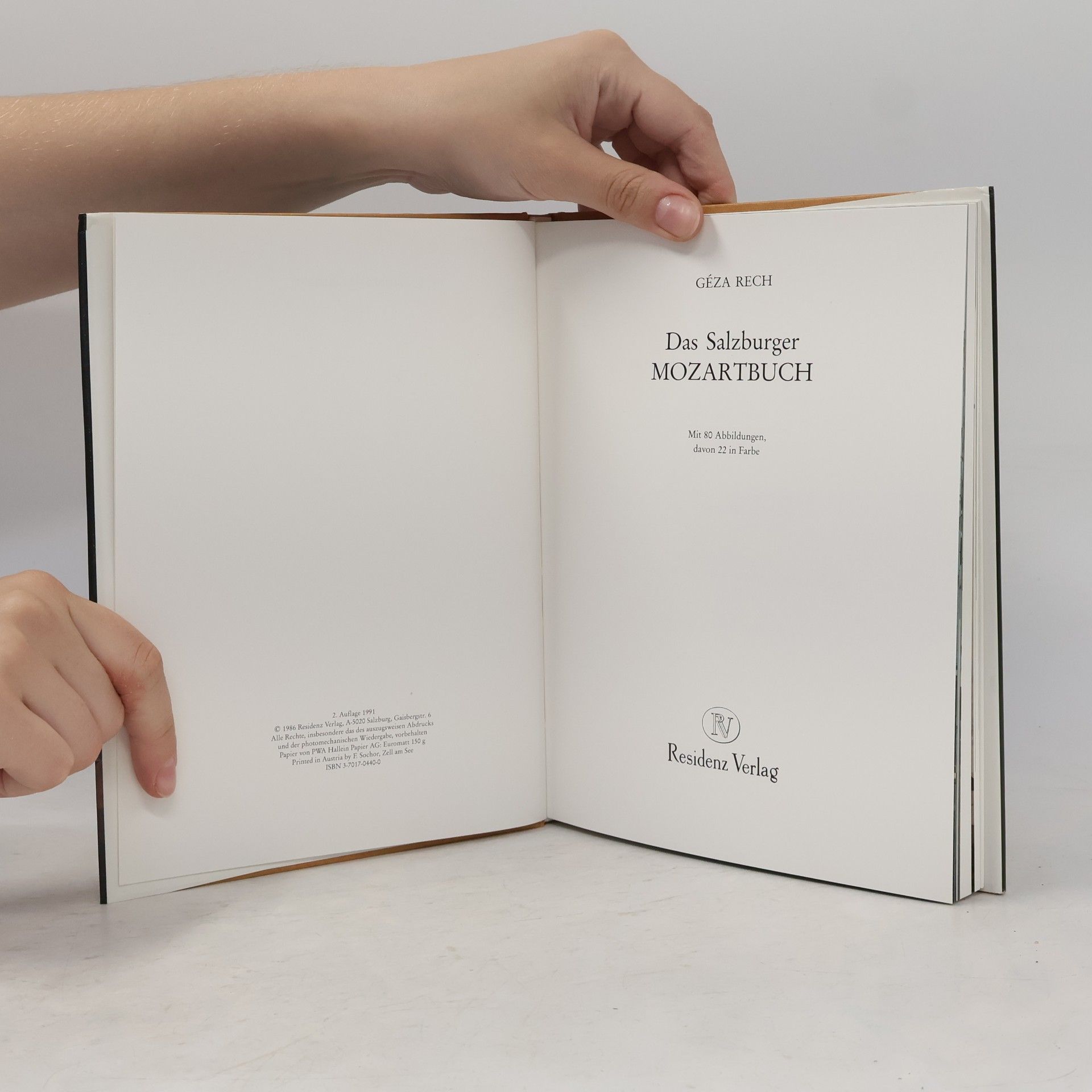 Géza Rech Das Salzburger Mozartbuch