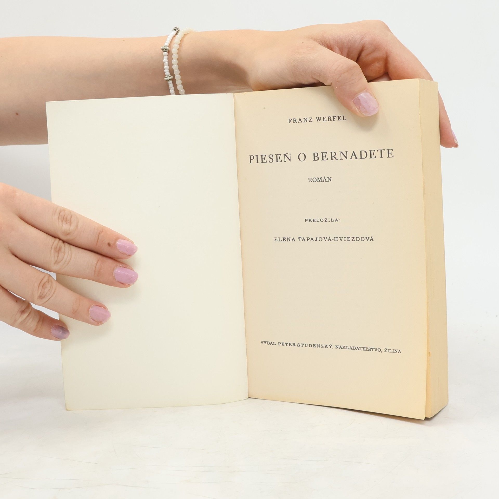 Franz Werfel Pieseň o Bernadete