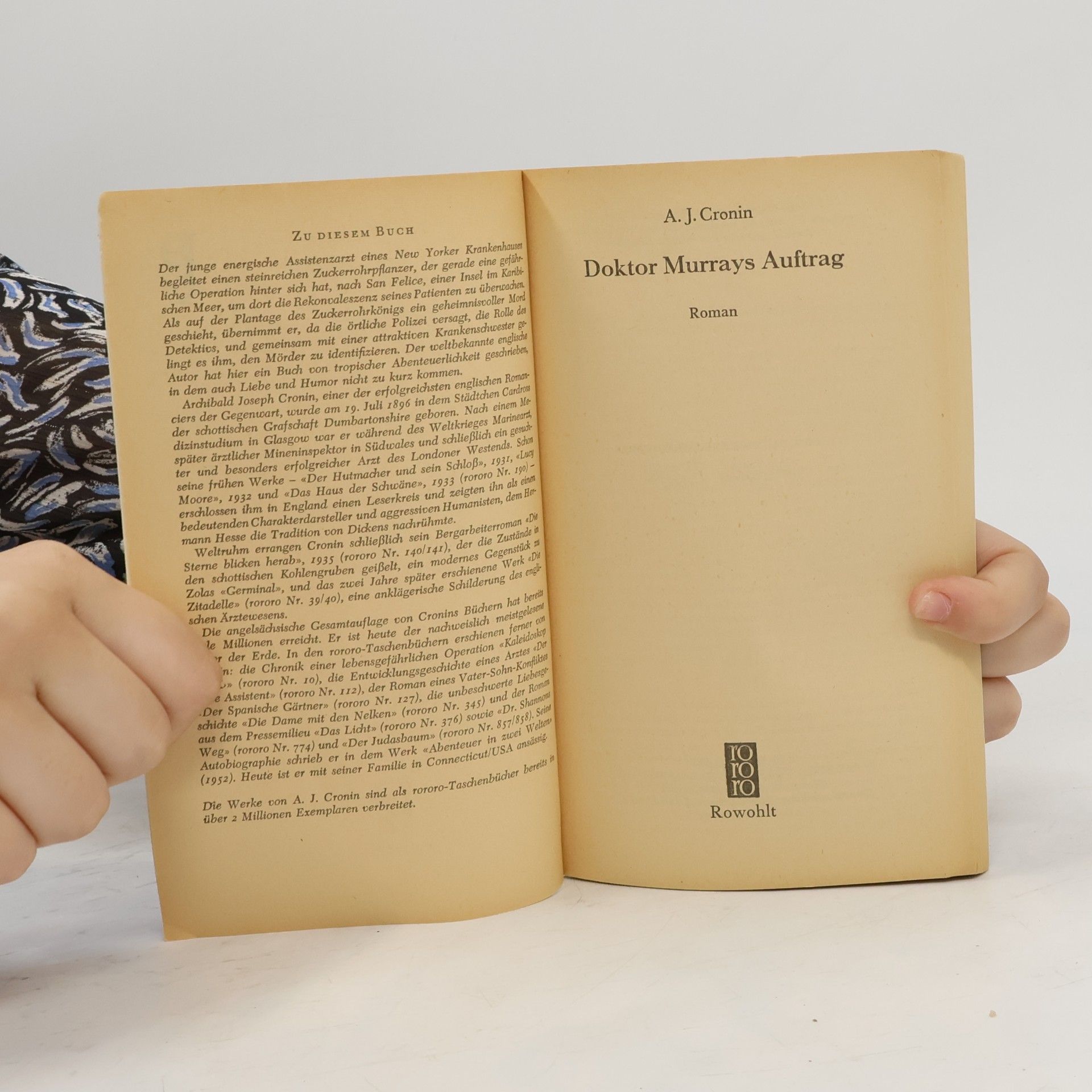 A. J. Cronin Doktor Murrays Auftrag