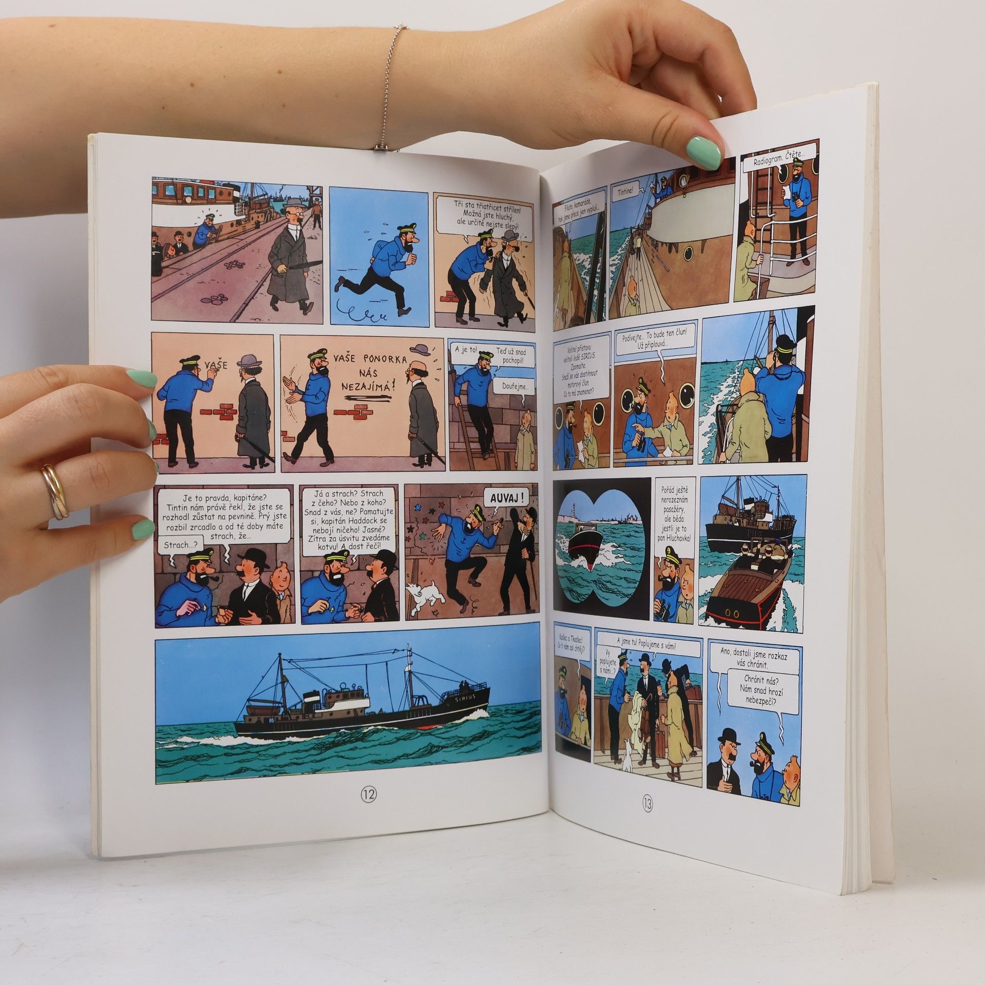 Hergé Poklad Rudého Rackhama