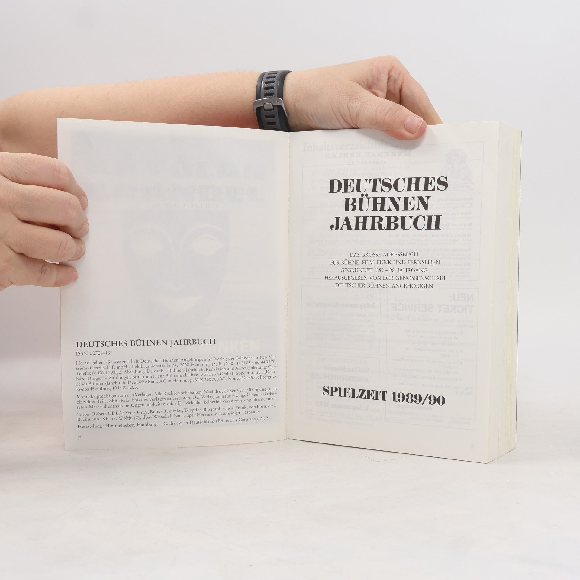 Autorenkollektiv Deutsches Bühnen Jahrbuch 1990