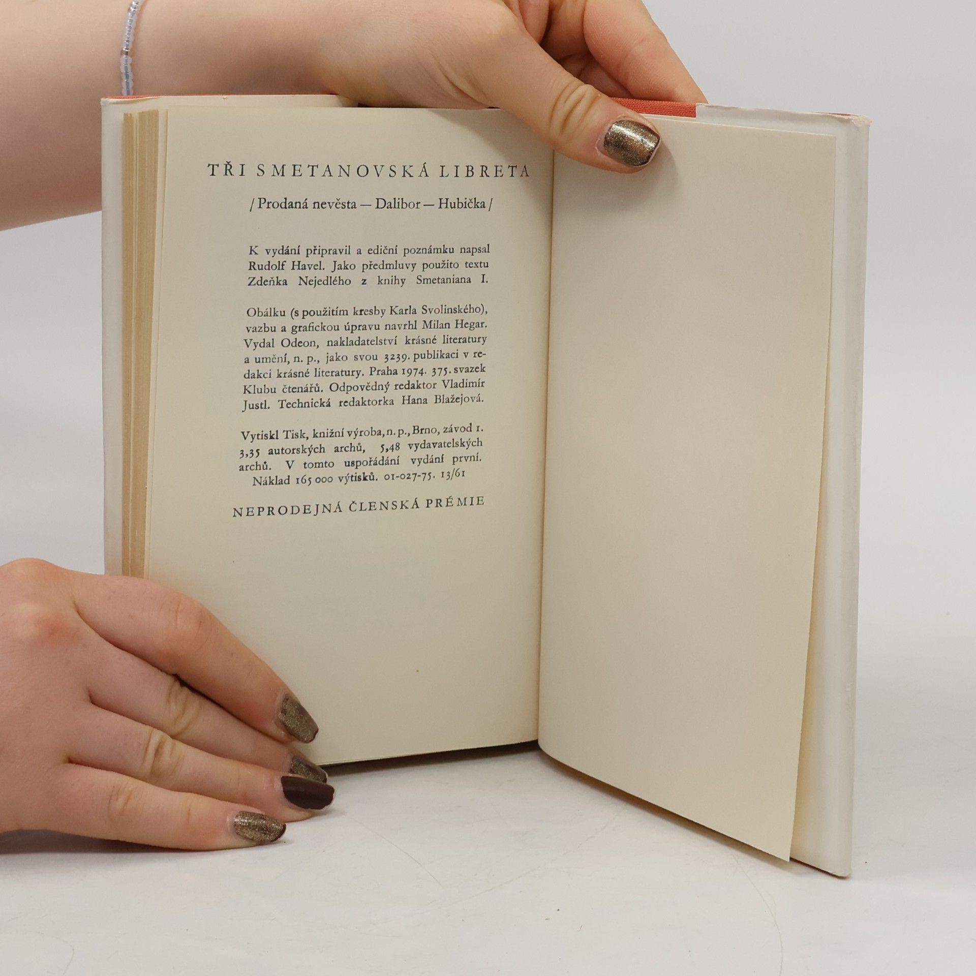 Rudolf Havel Tři smetanovská libreta