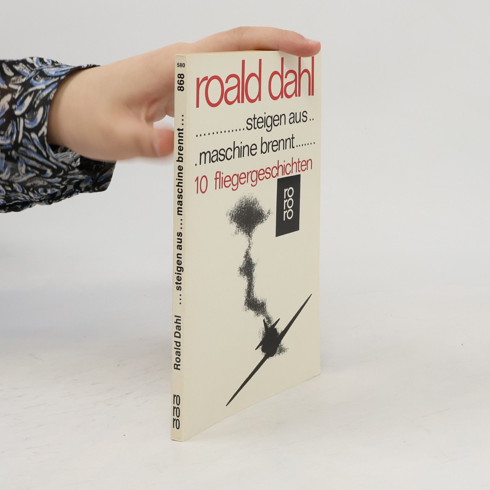 Roald Dahl ... steigen aus ... Maschine brennt