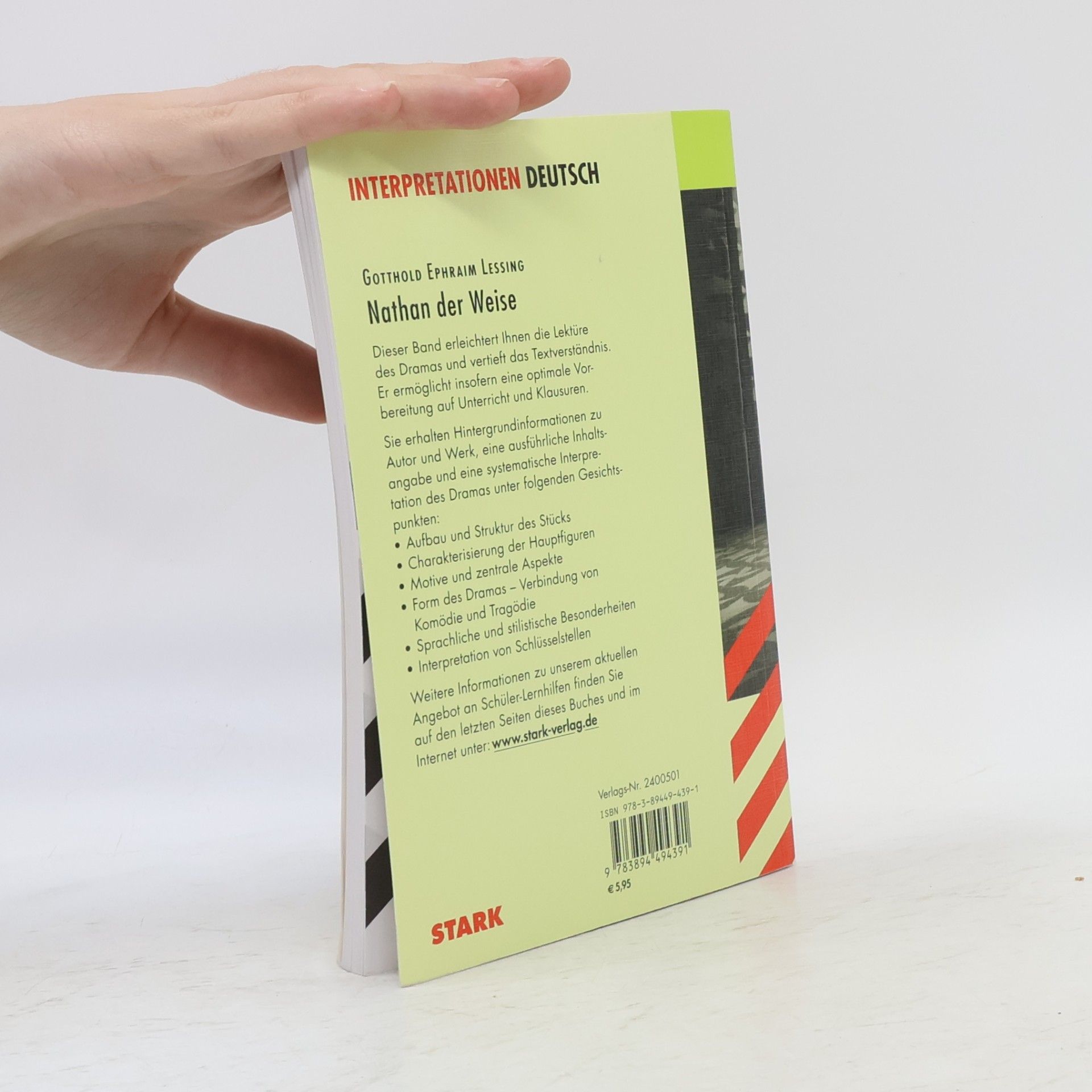 Andrea Rinnert Gotthold Ephraim Lessing, Nathan der Weise