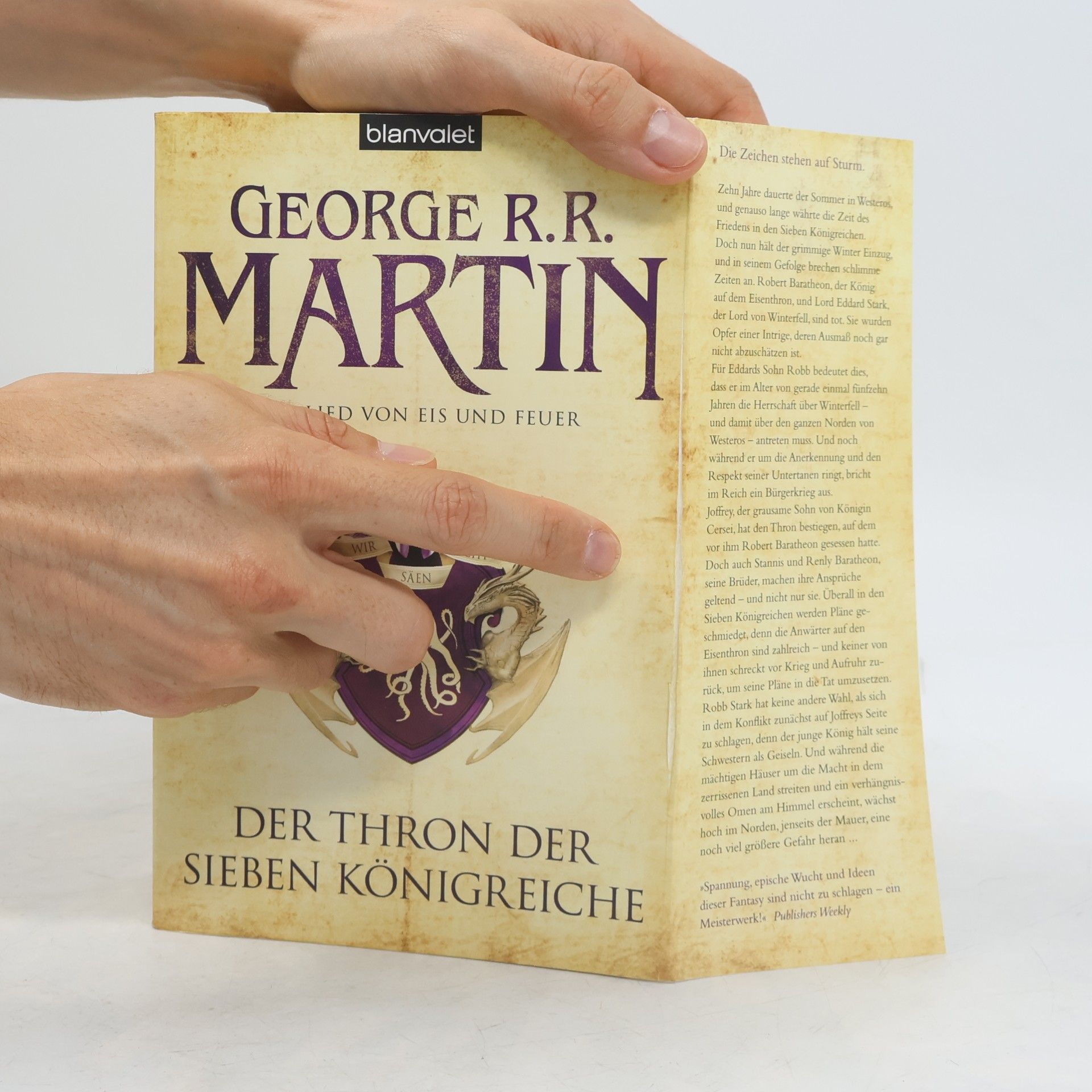 George R. R. Martin Der Thron der sieben Königreiche