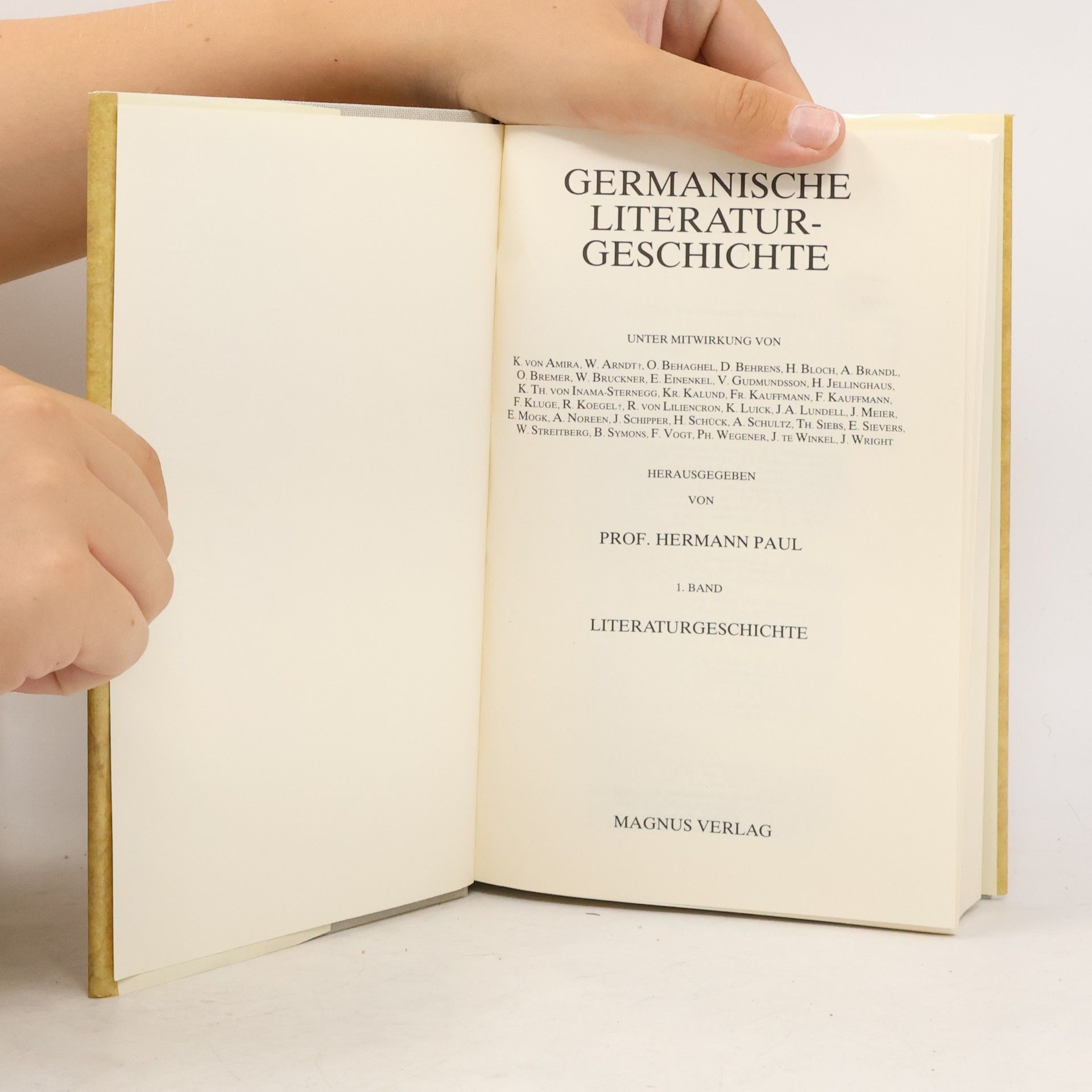 Hermann Paul Germanische Literaturgeschichte