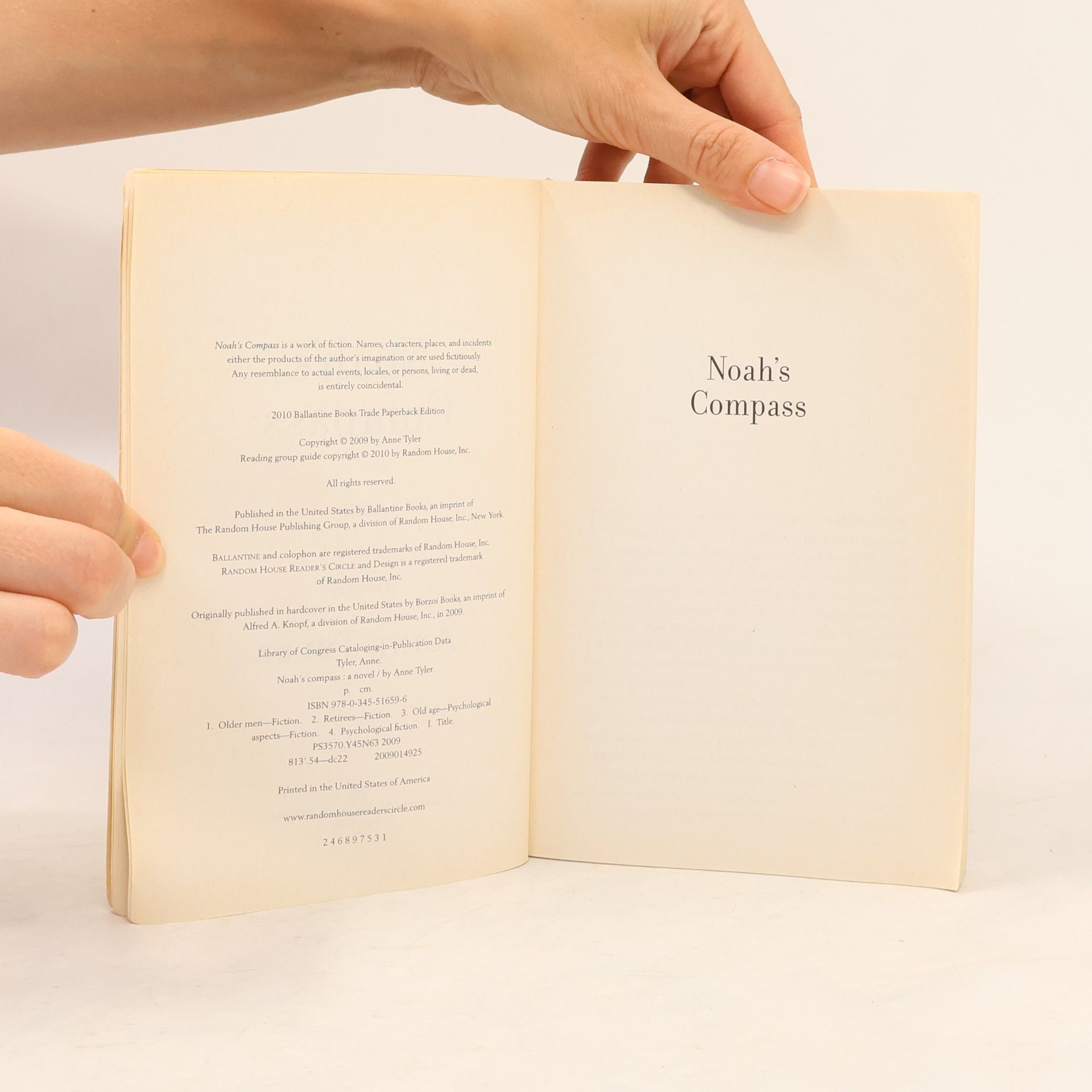 Anne Tyler Noah's Compass