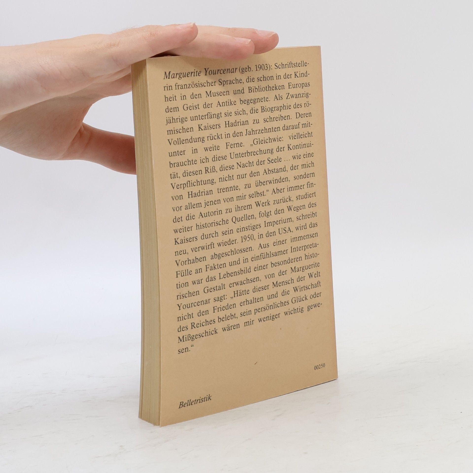 Marguerite Yourcenar Erinnerungen des Hadrian