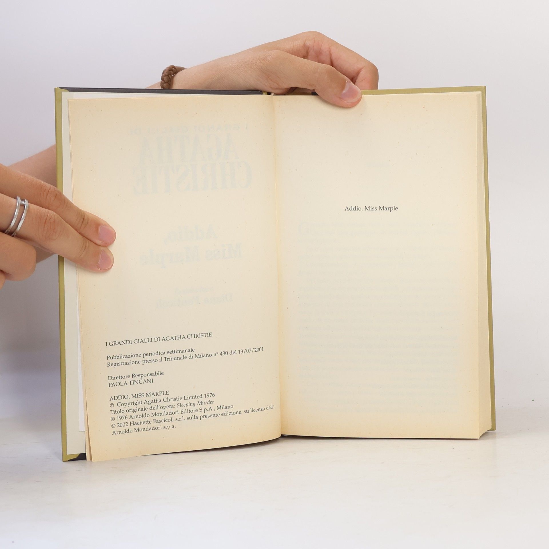 Agatha Christie Addio, Miss Marple