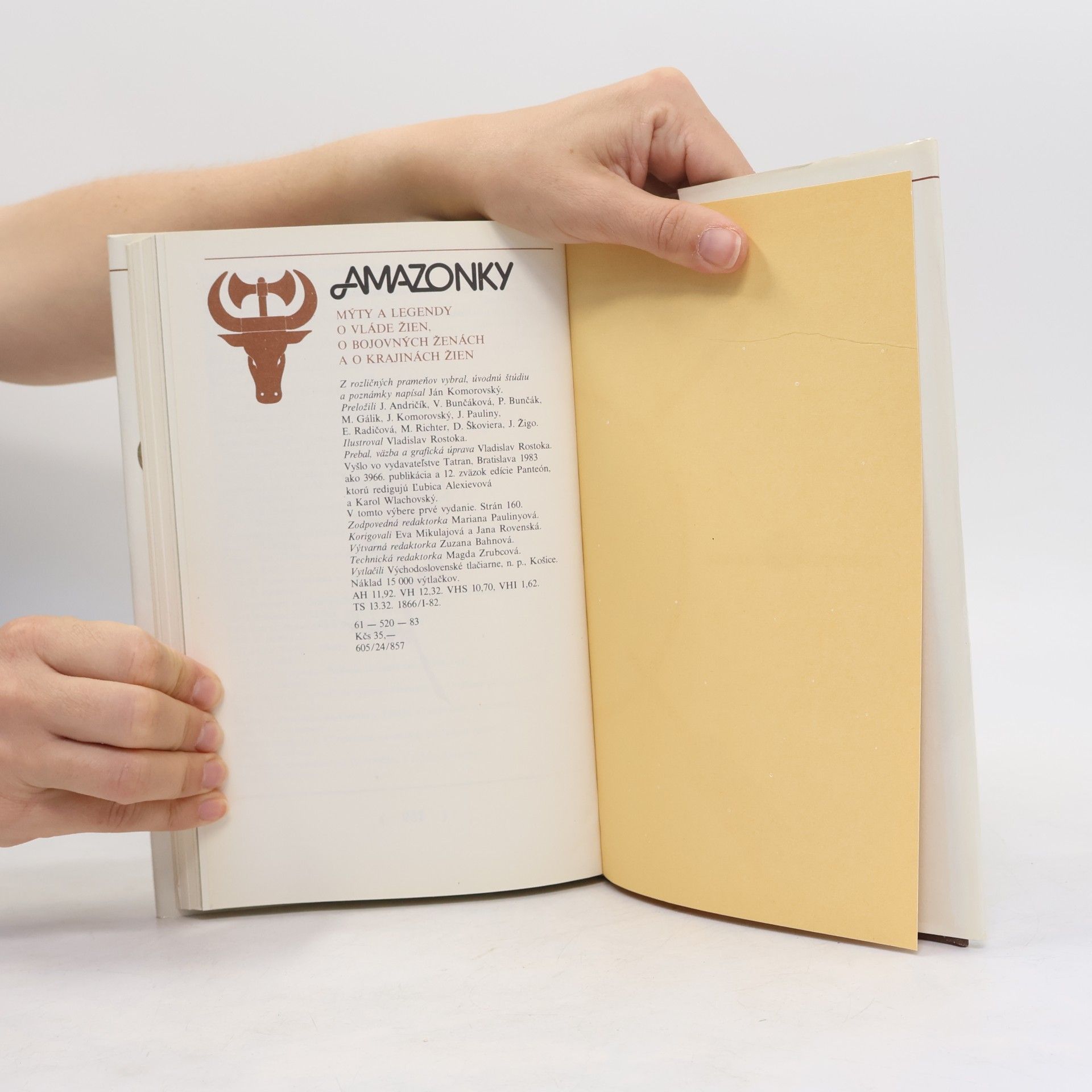 Ján Komorovský Amazonky. Mýty a legendy o vláde žien, o bojovných ženách a o krajinách žien