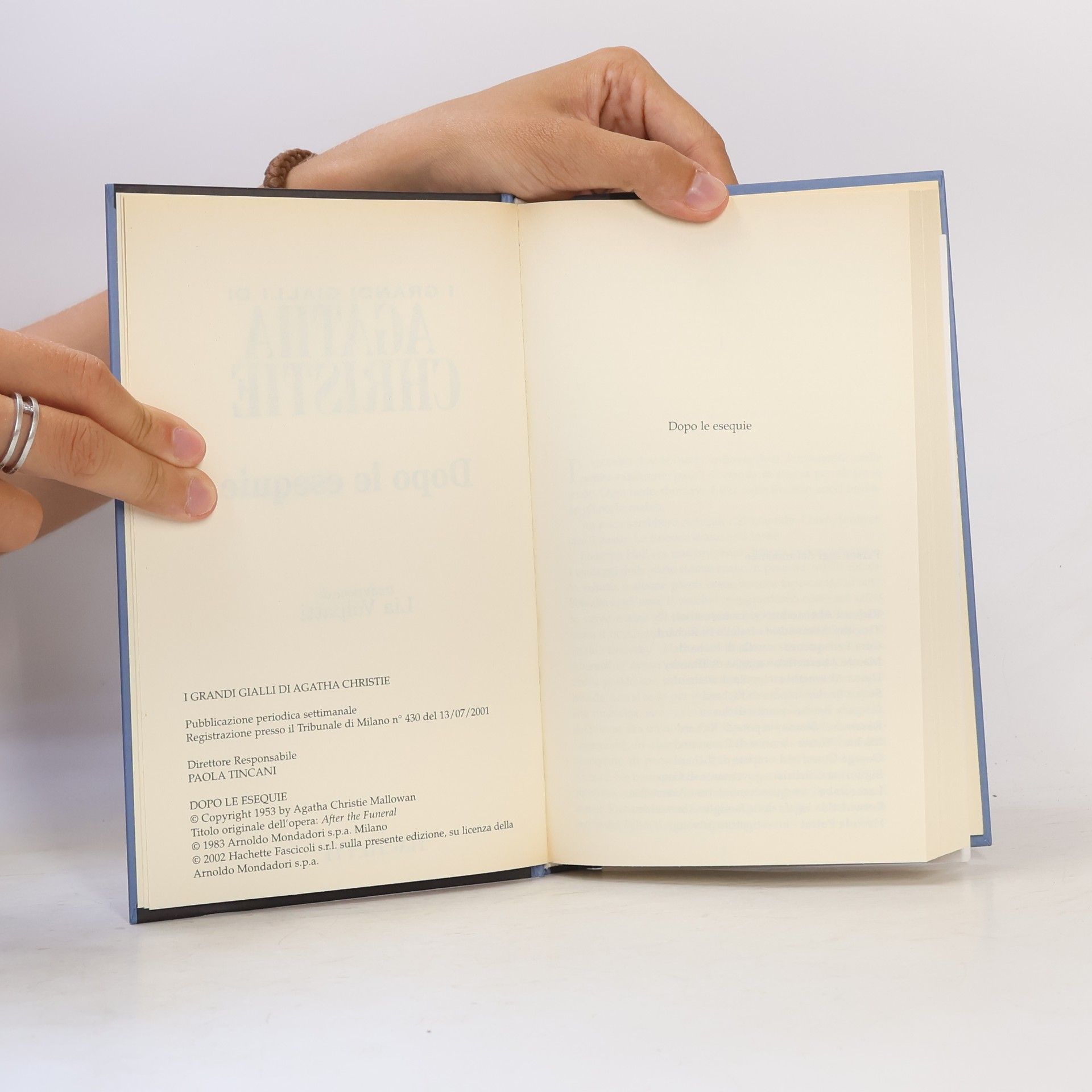 Agatha Christie Dopo le esequies