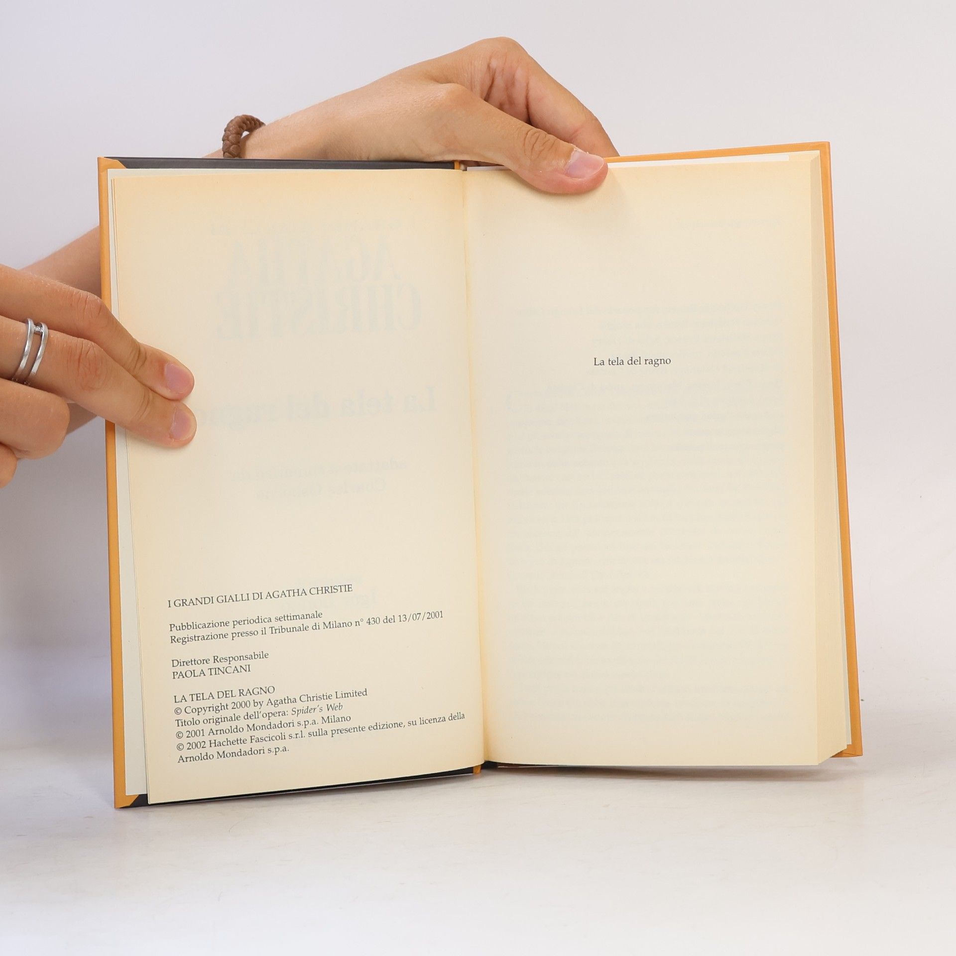 Agatha Christie La tela del ragno
