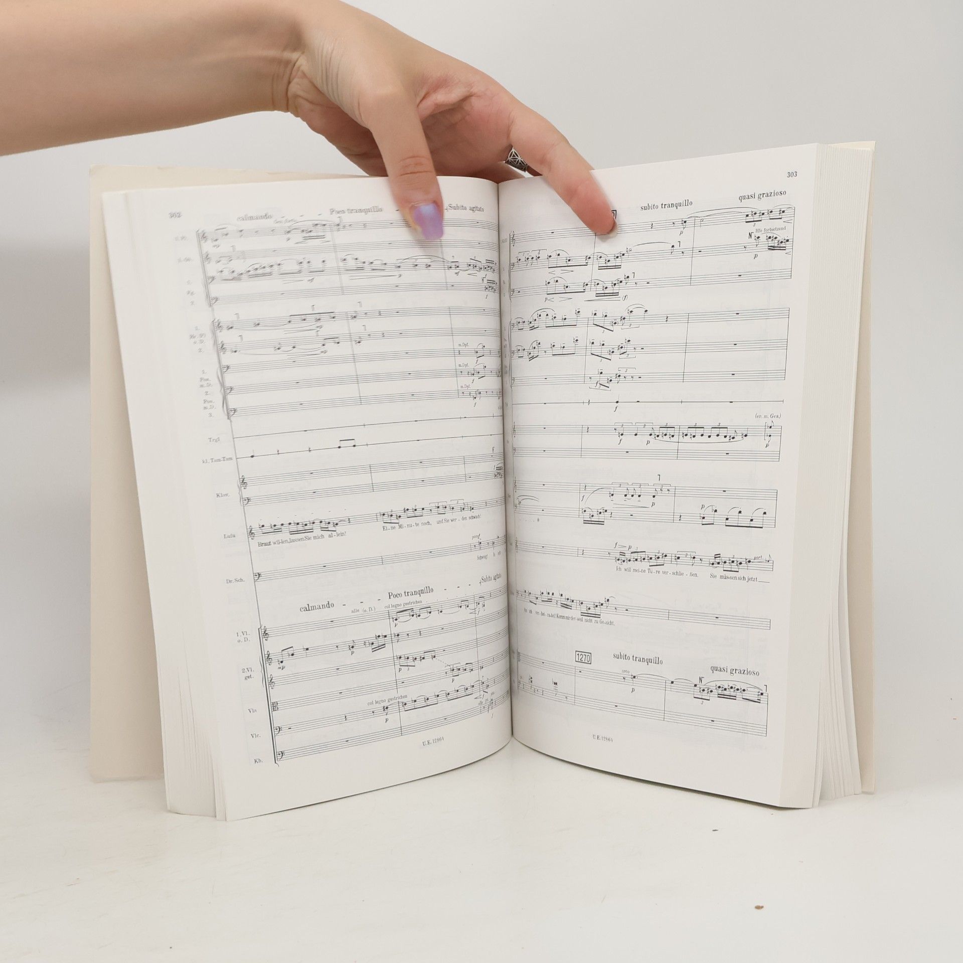 Alban Berg Lulu 1. und 2. Akt: Oper. Band 1. Studienpartitur.