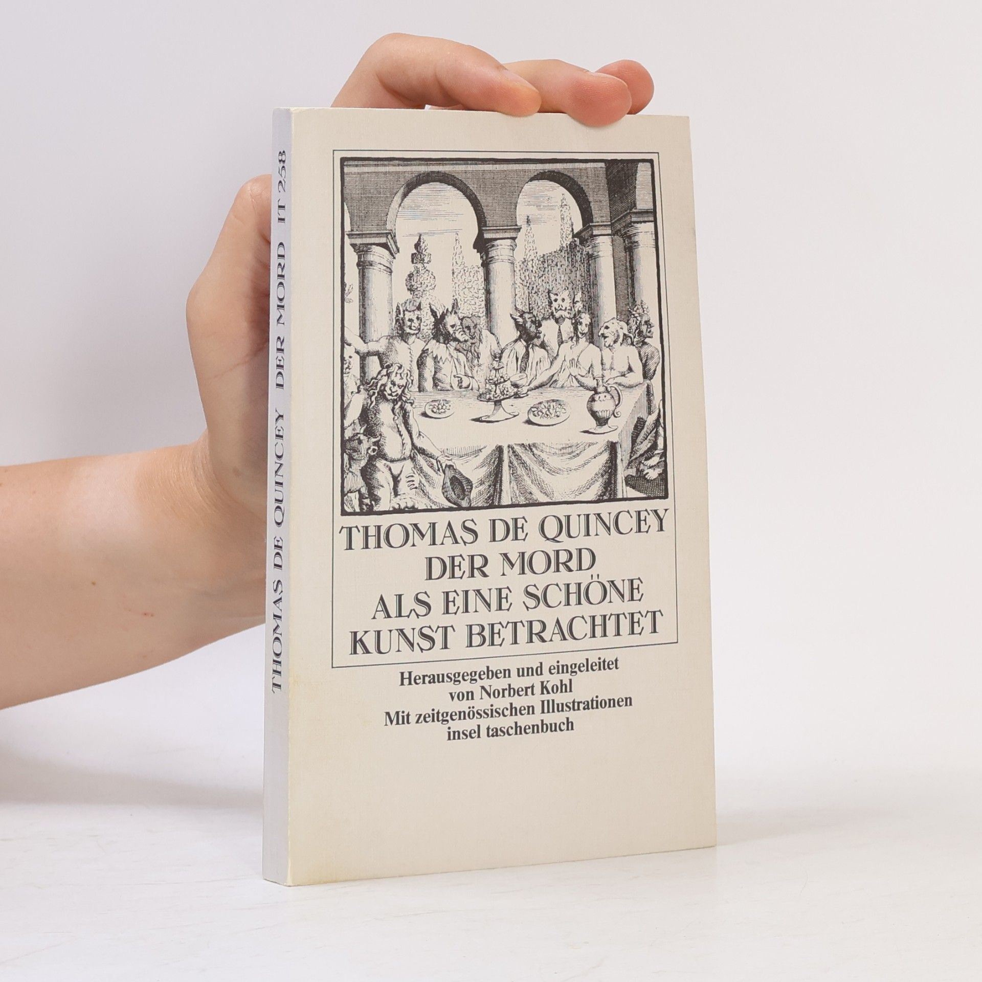Thomas De Quincey Der Mord als eine schöne Kunst betrachtet