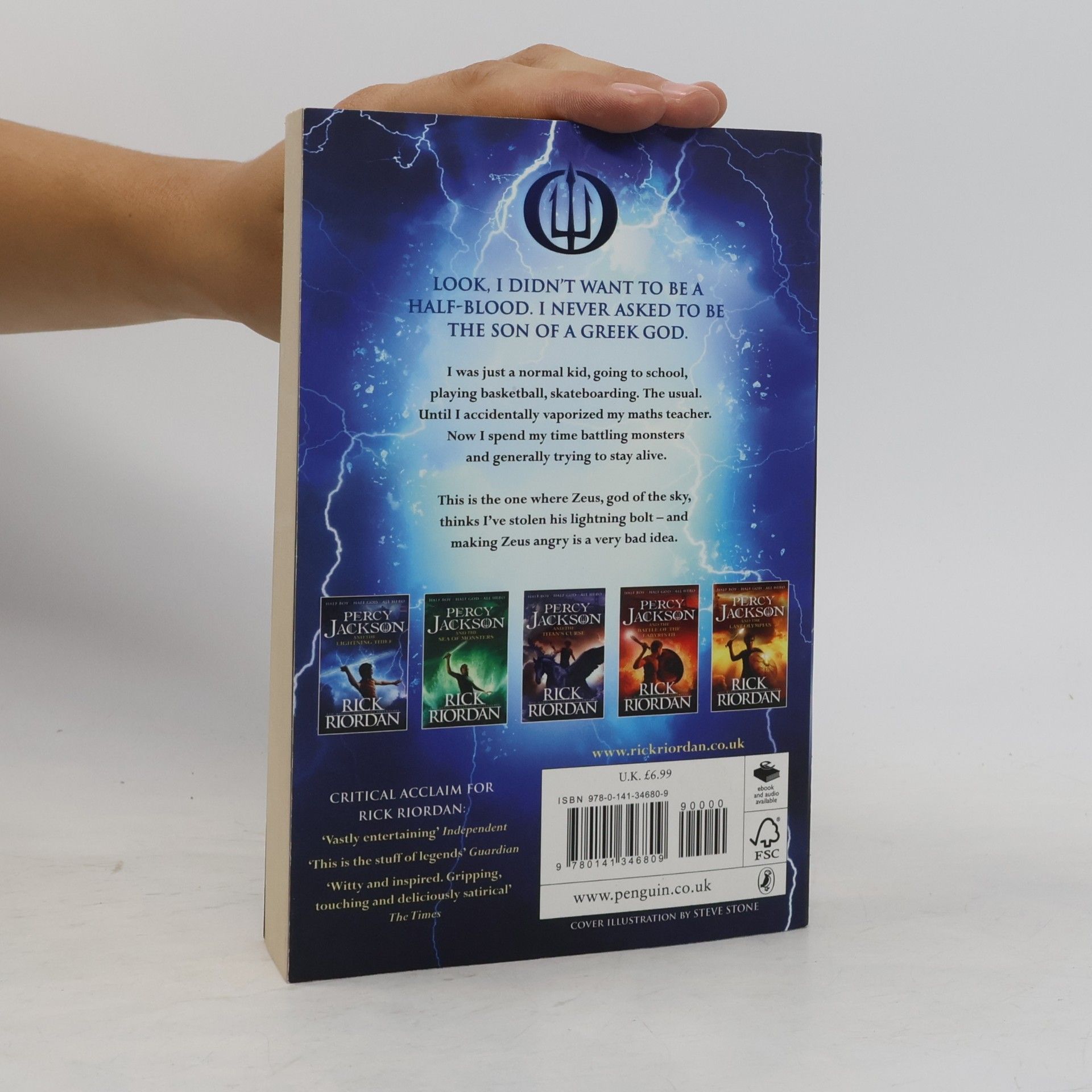 Rick Riordan Percy Jackson and the lightning thief