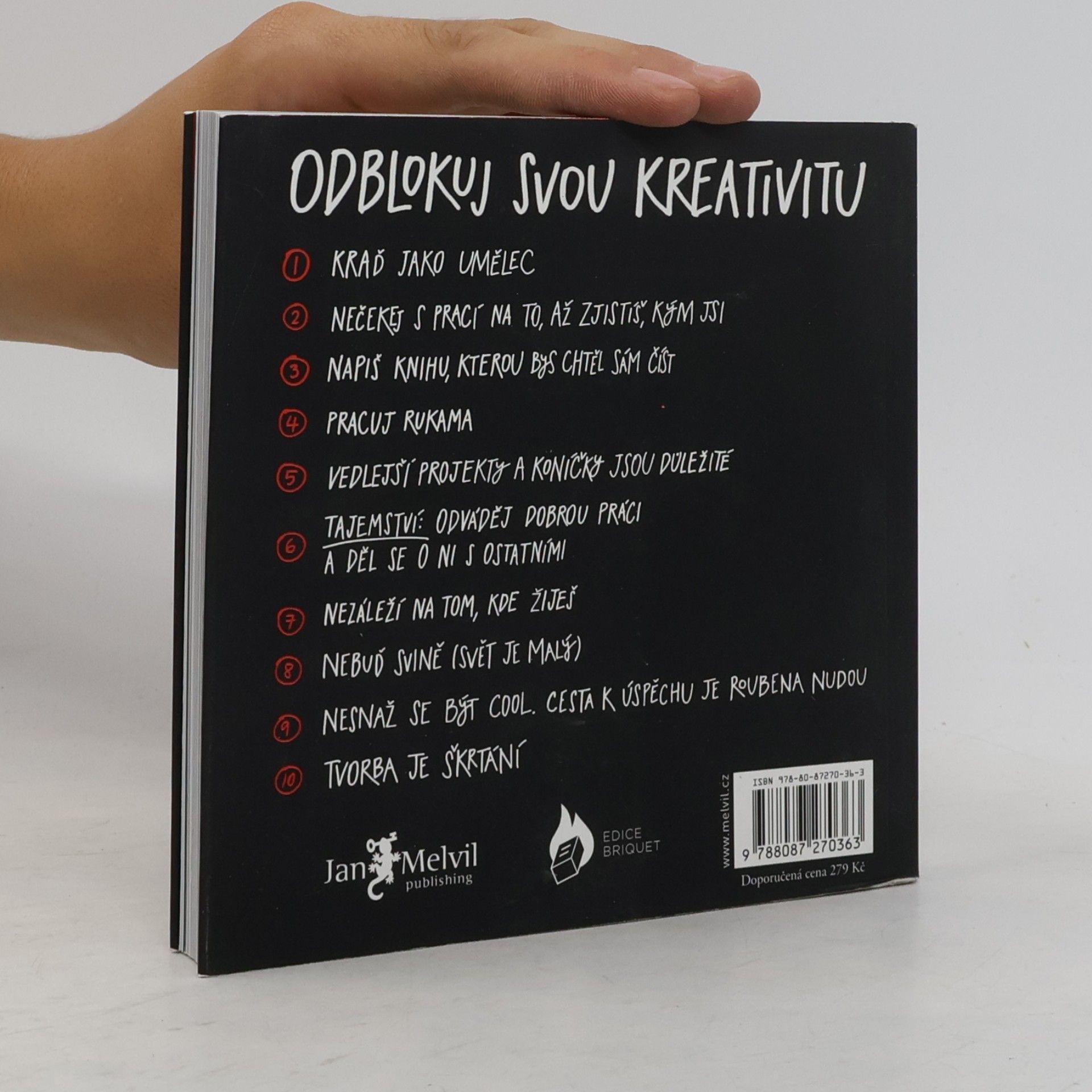 Austin Kleon Kraď jako umělec. 10 věcí, které ti nikdo neřekl o kreativitě