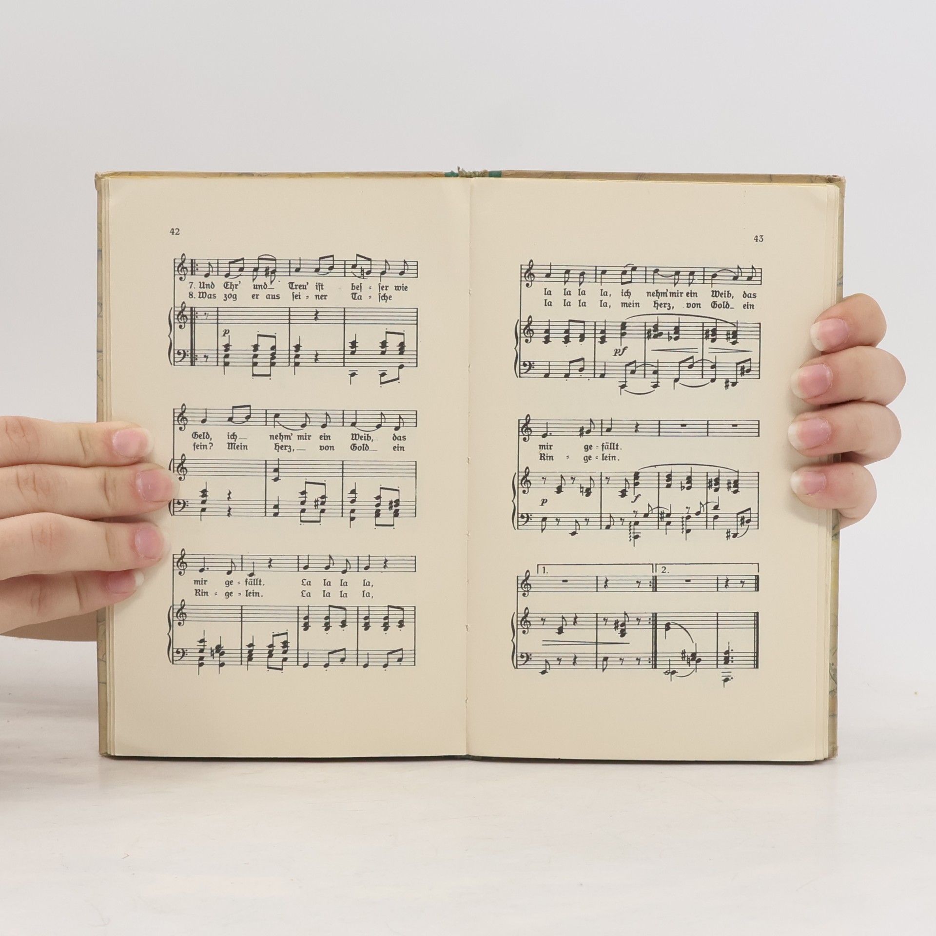 Anton Mayer Johannes Brahms Volkslieder
