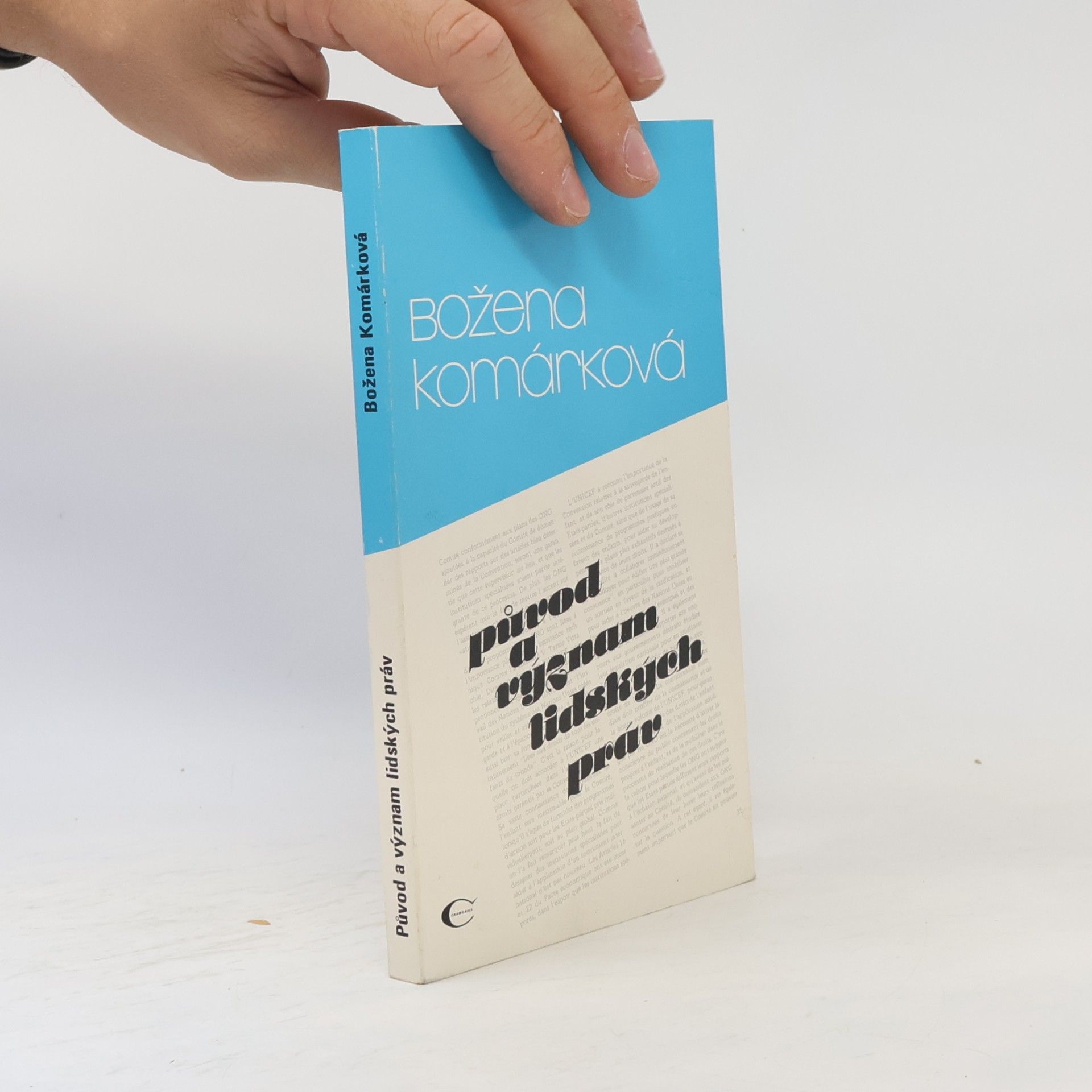 Božena Komárková Původ a význam lidských práv