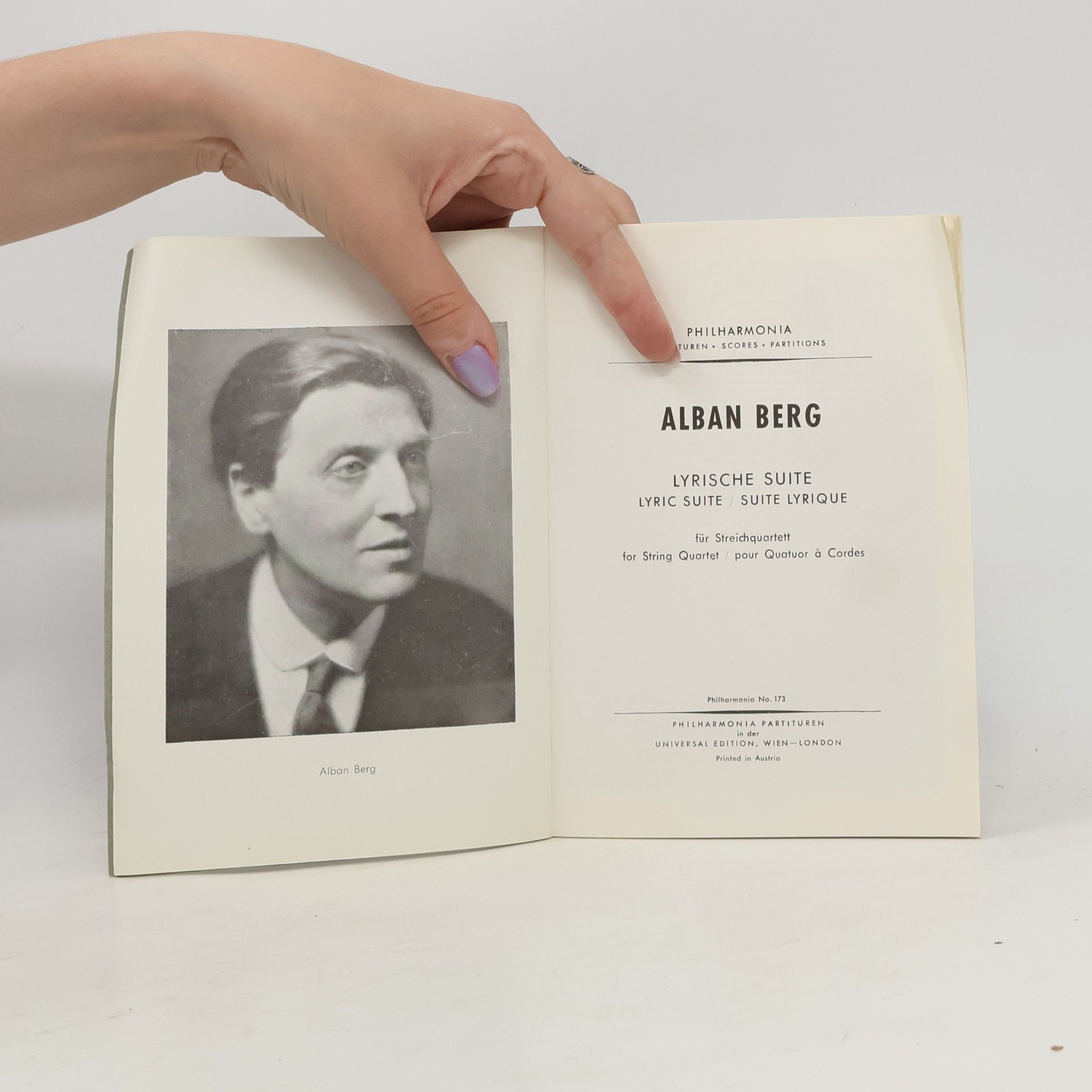 Alban Berg Lyrische Suite