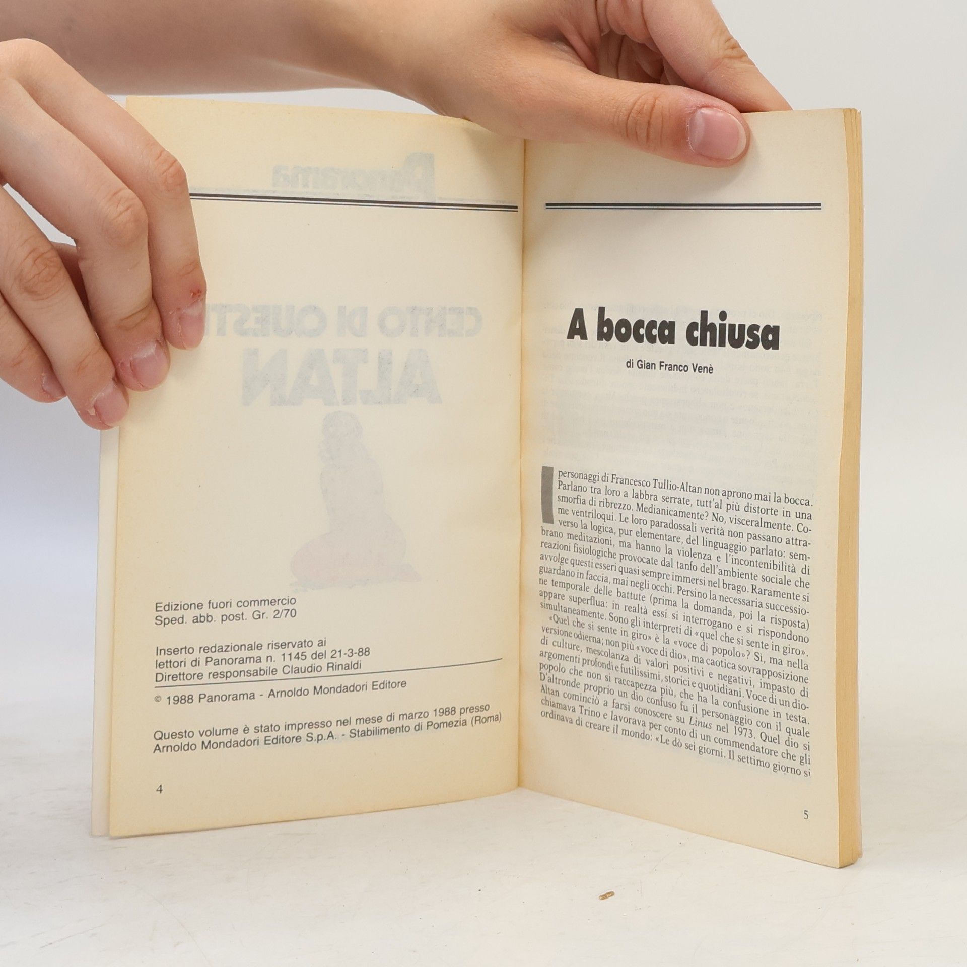 Collectif d'auteurs Cento di questi Altan
