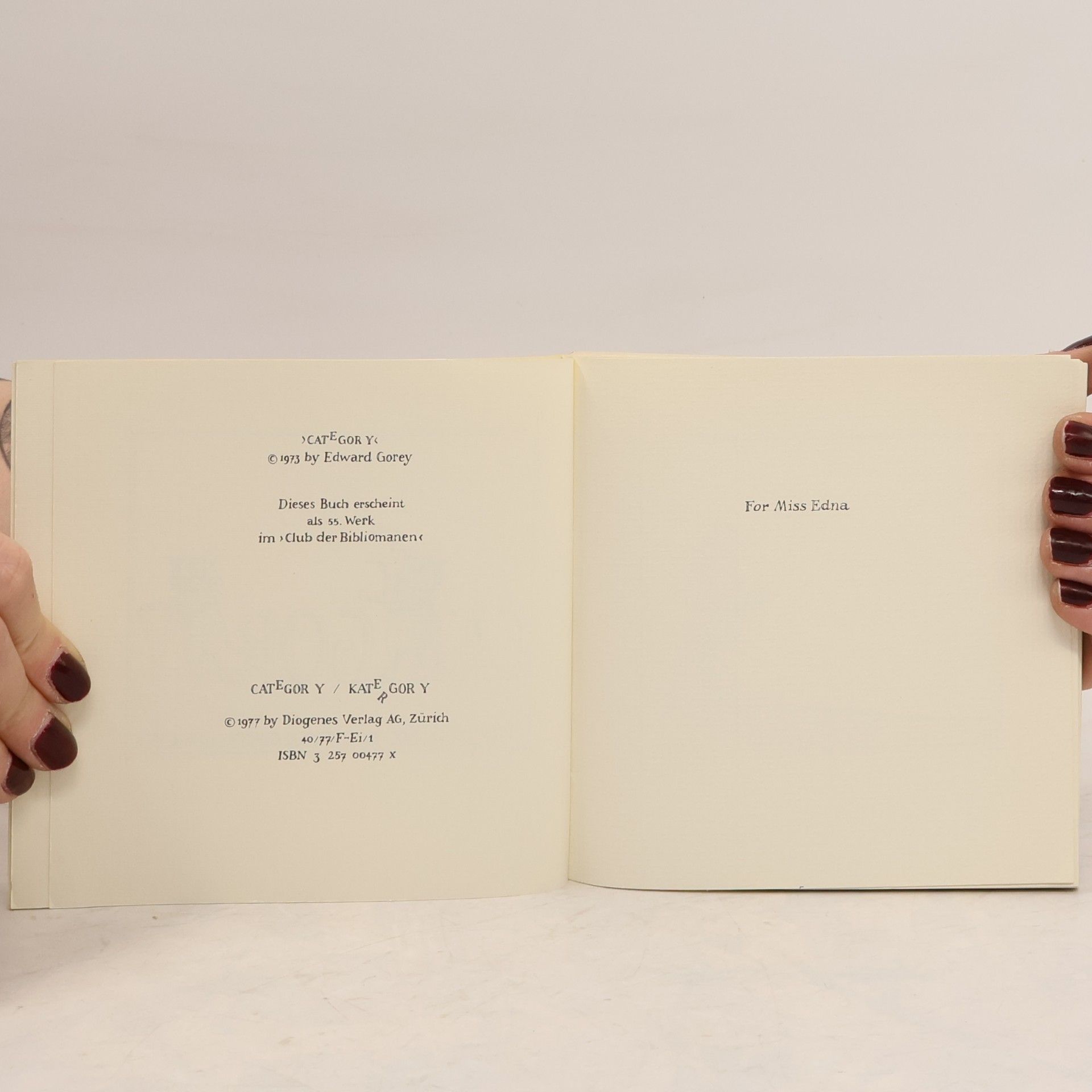 Edward Gorey Category