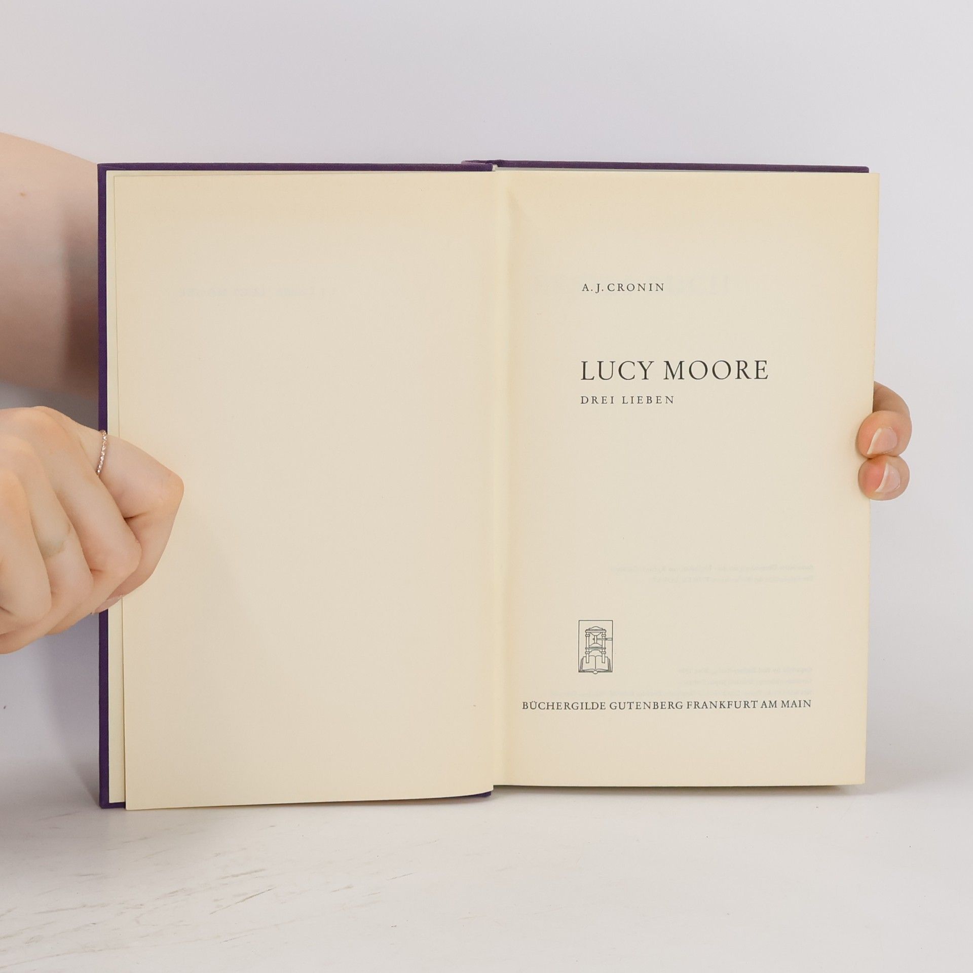 A. J. Cronin Lucy Moore