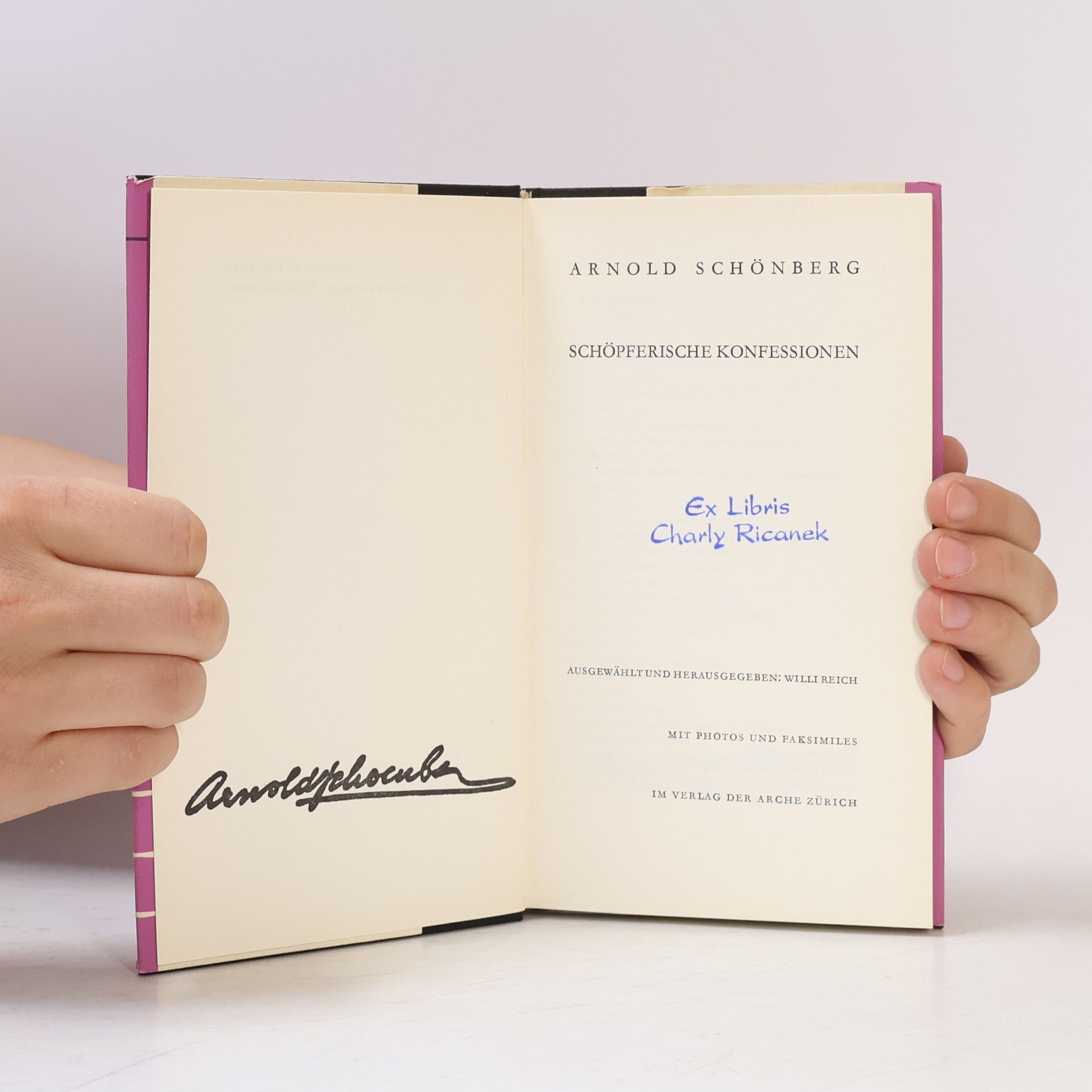Arnold Schönberg Schöpferische Konfessionen