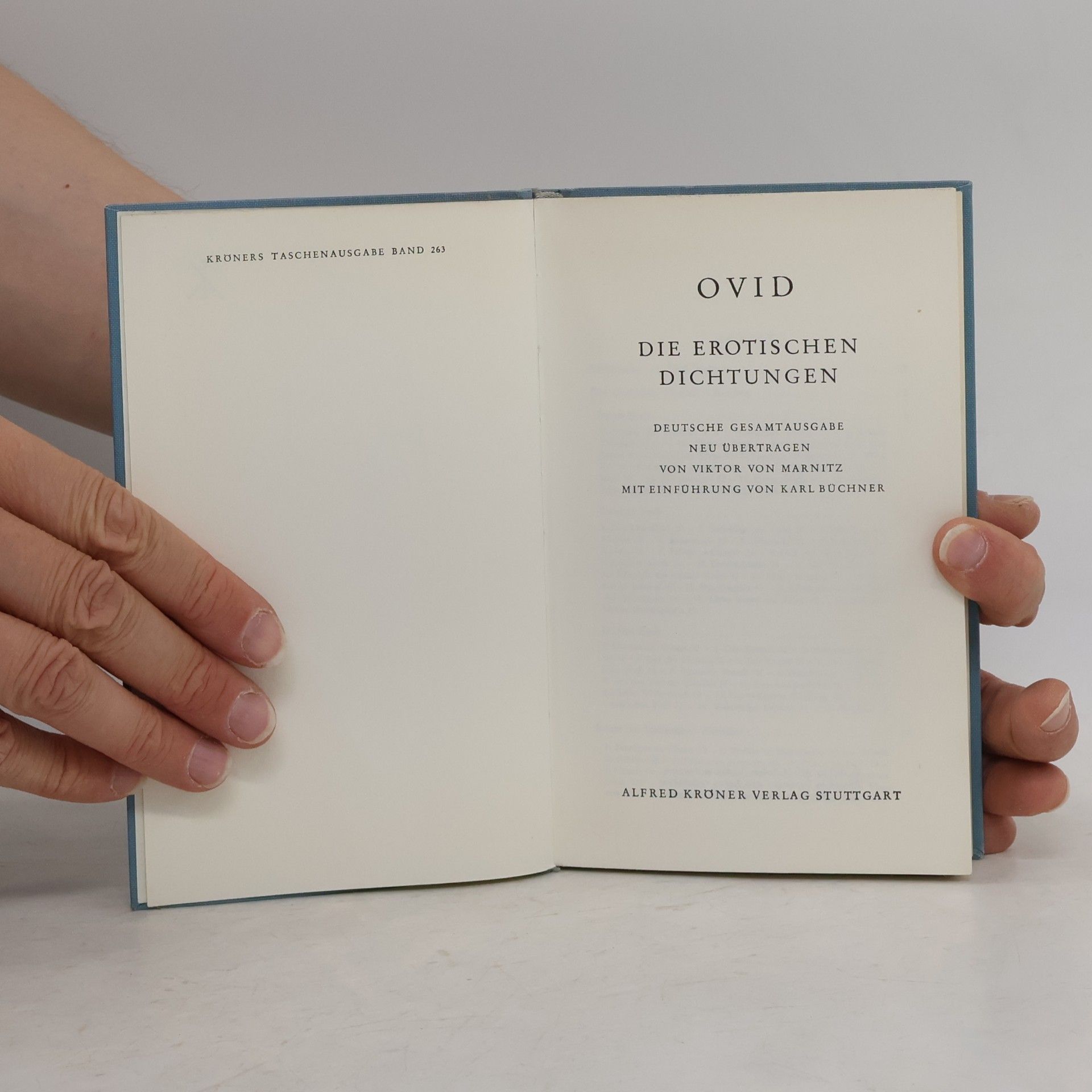 Ovid Die erotischen Dichtungen