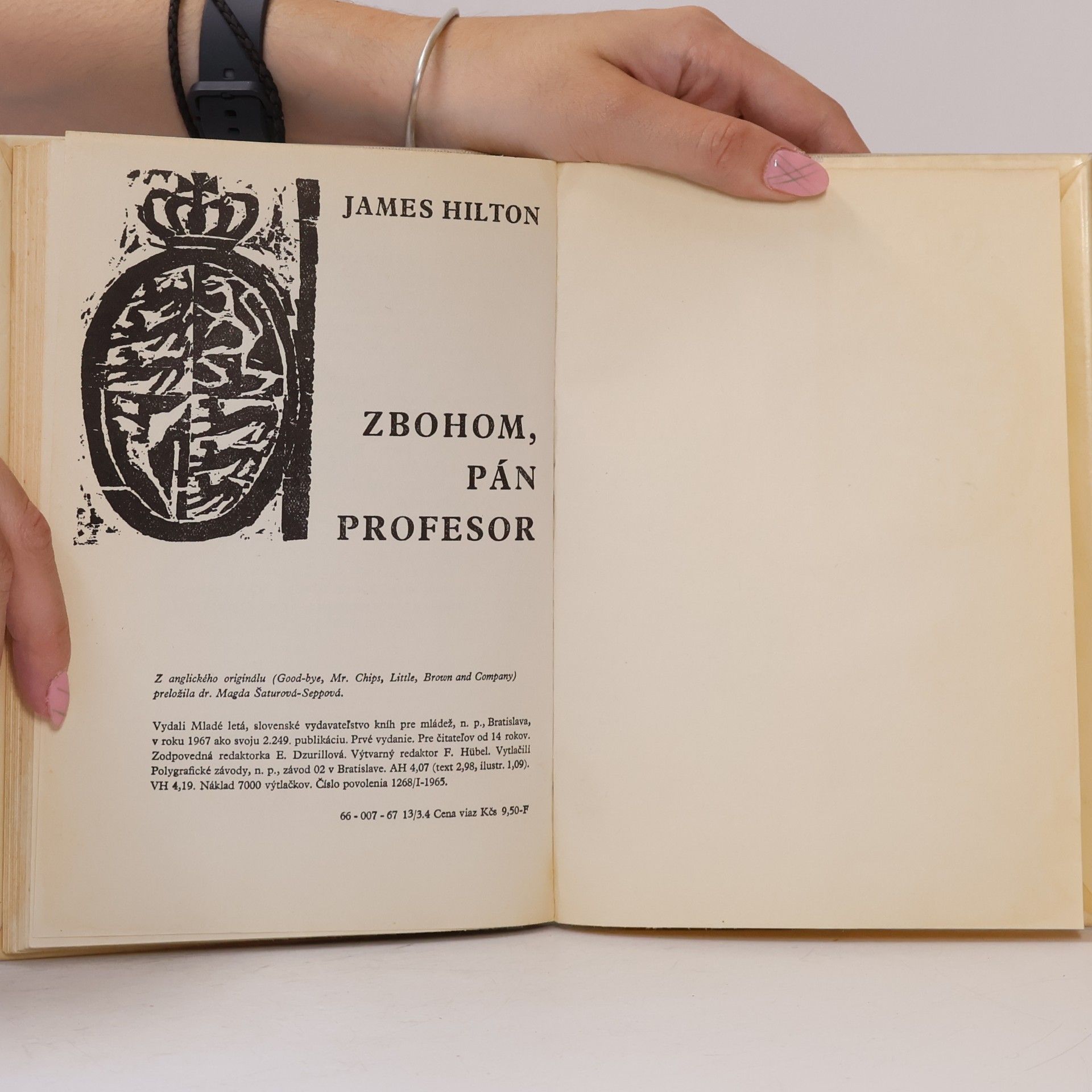 James Hilton Zbohom, pán profesor