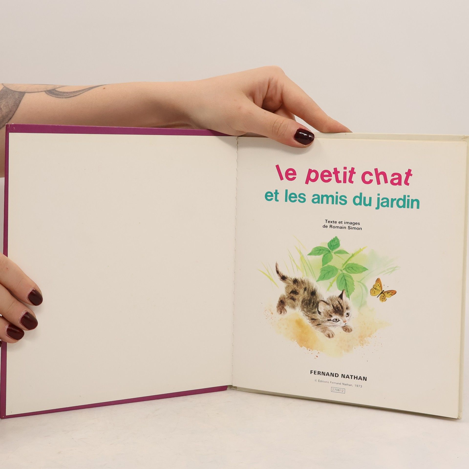 Collectif d'auteurs Le petit chat et les amis du jardin
