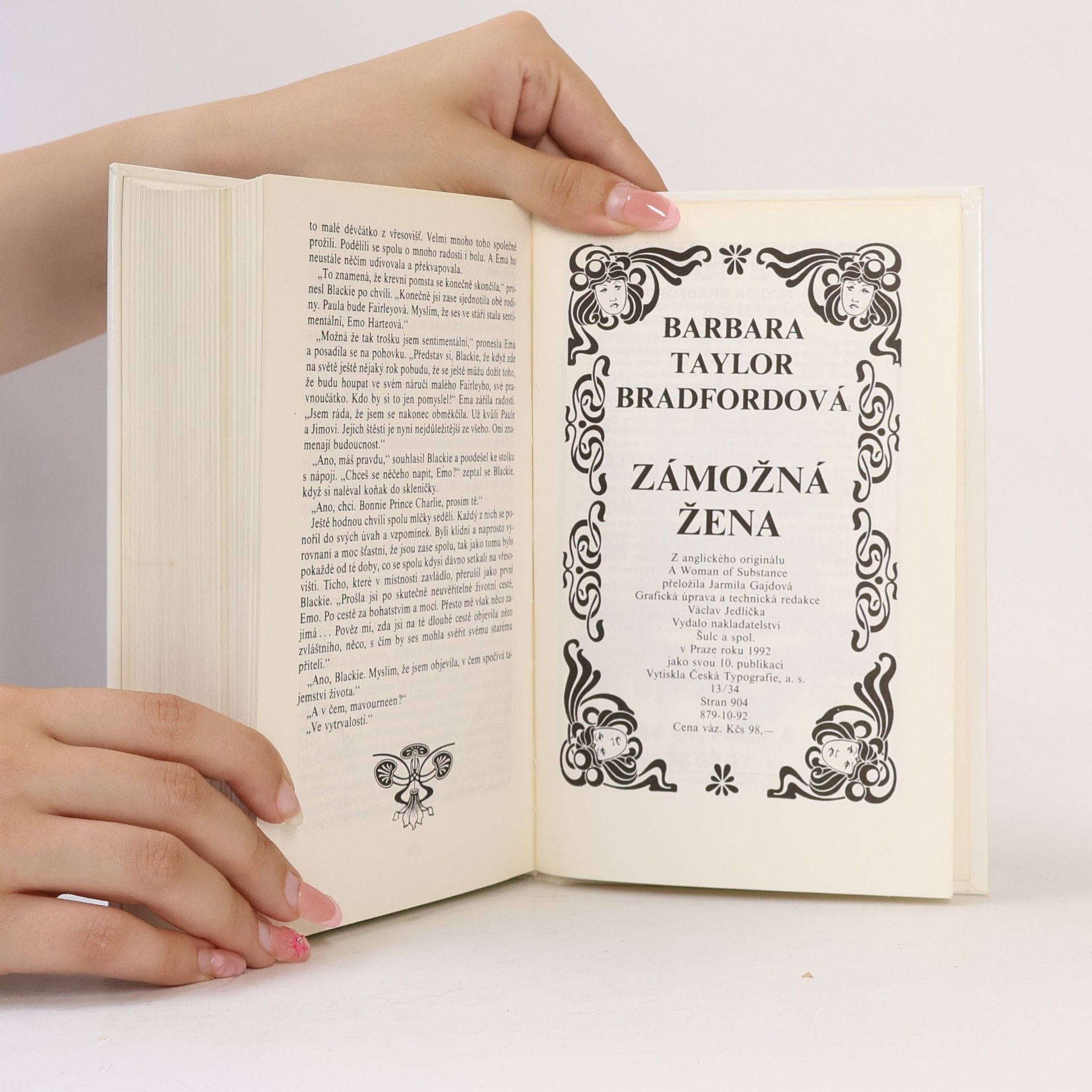Barbara Taylor Bradford Zámožná žena