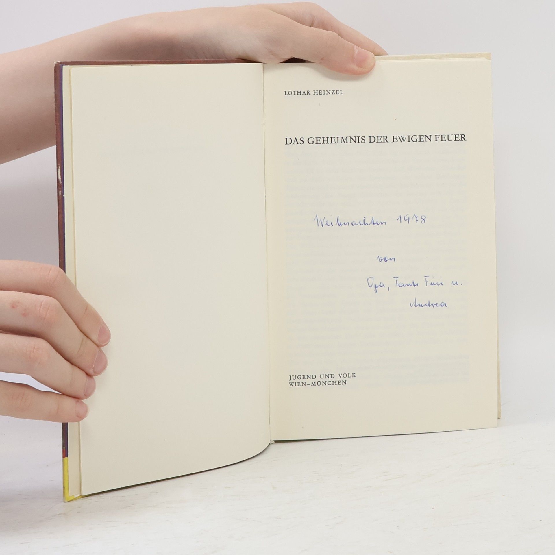 Lothar Heinzel Das Geheimnis der ewigen Feuer