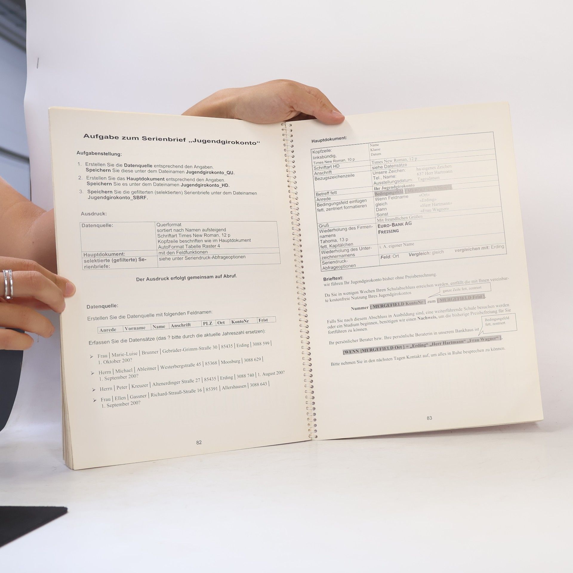 Friederika Haselbeck Übungen zur Abschlussprüfung im Fach Textverarbeitung an Wirtschaftsschulen sowie zur Kaufmannsgehilfenprüfung im Fach Textverarbeitung an kaufm. Berufsschulen