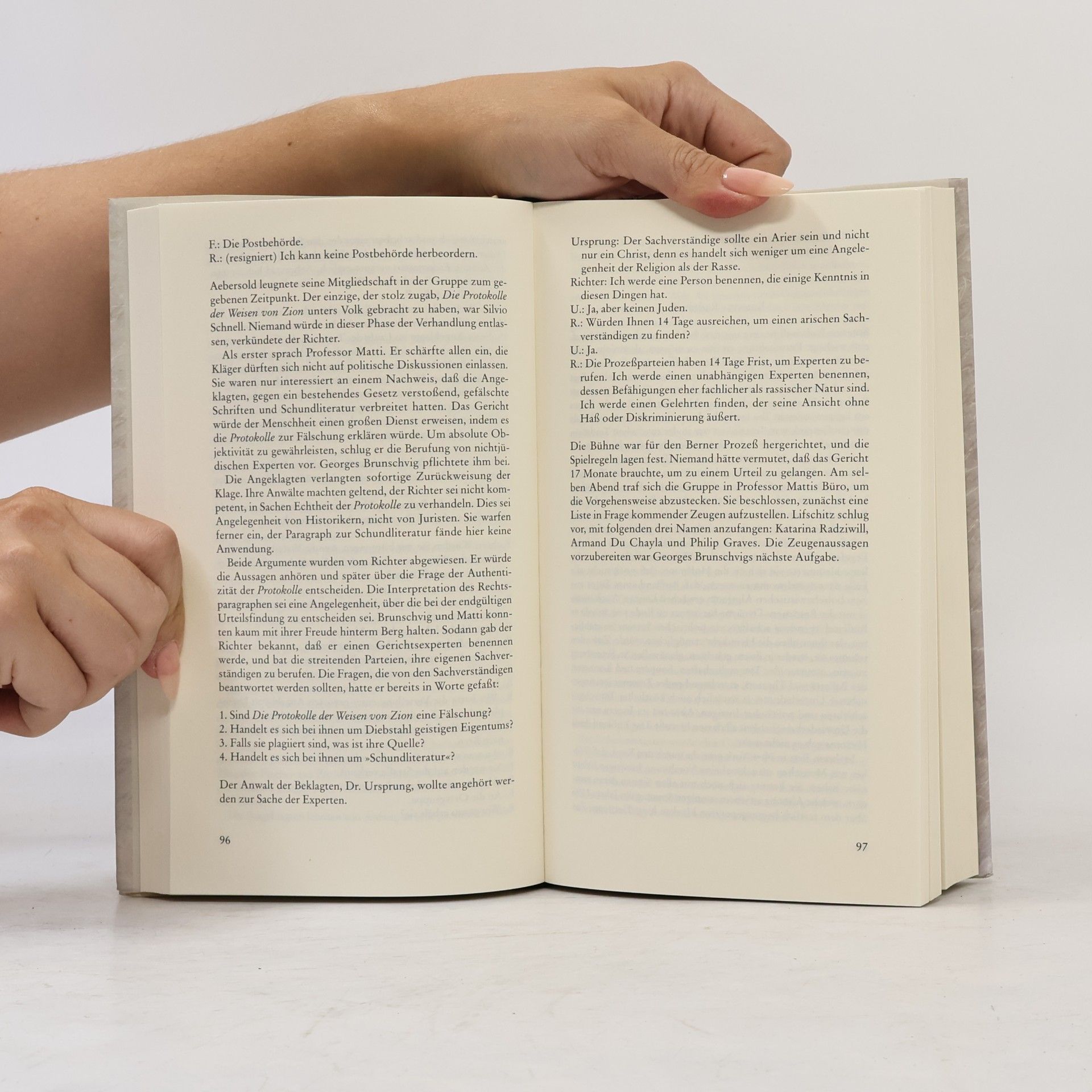 Hadassa Ben ʿItto "Die Protokolle der Weisen von Zion"