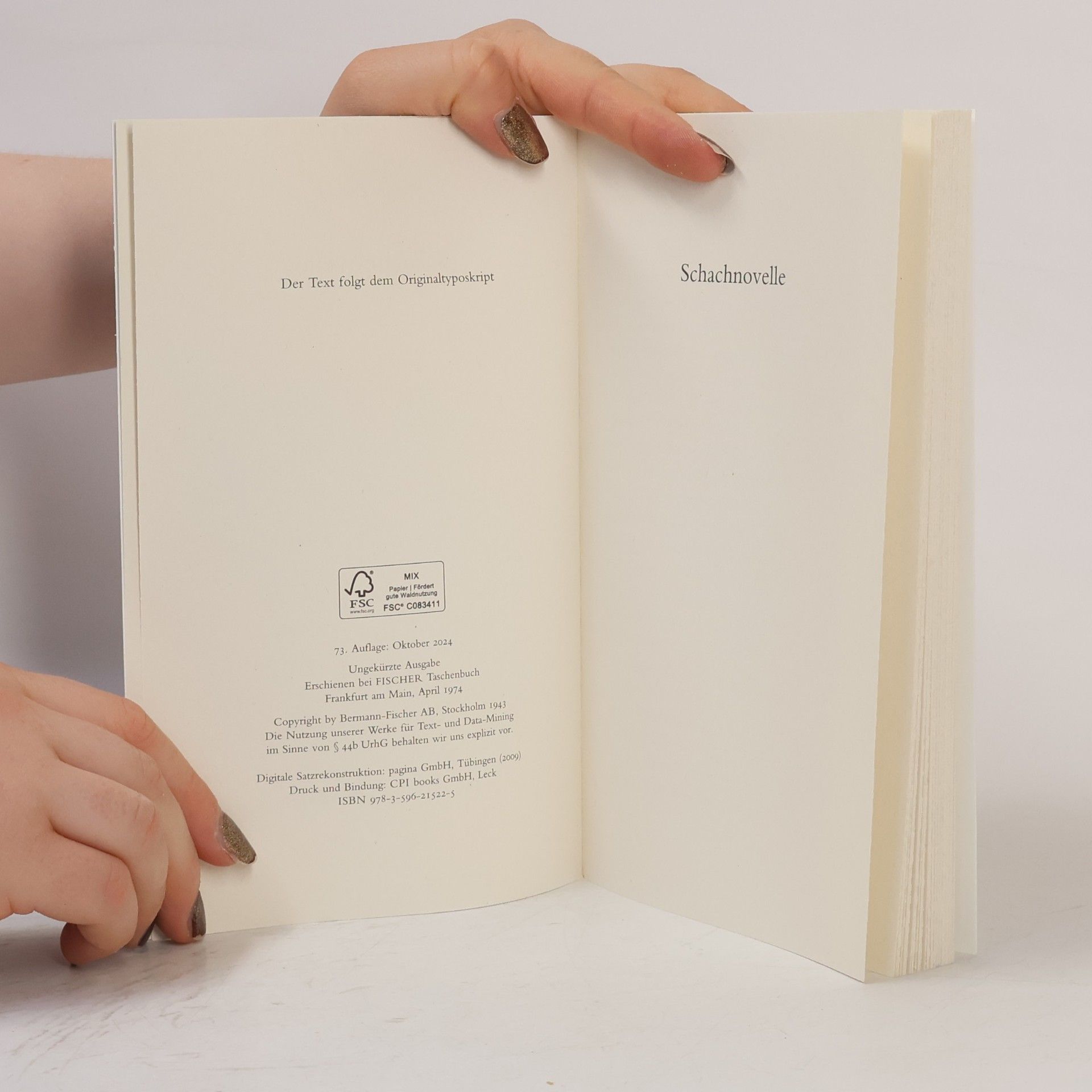 Stefan Zweig Schachnovelle