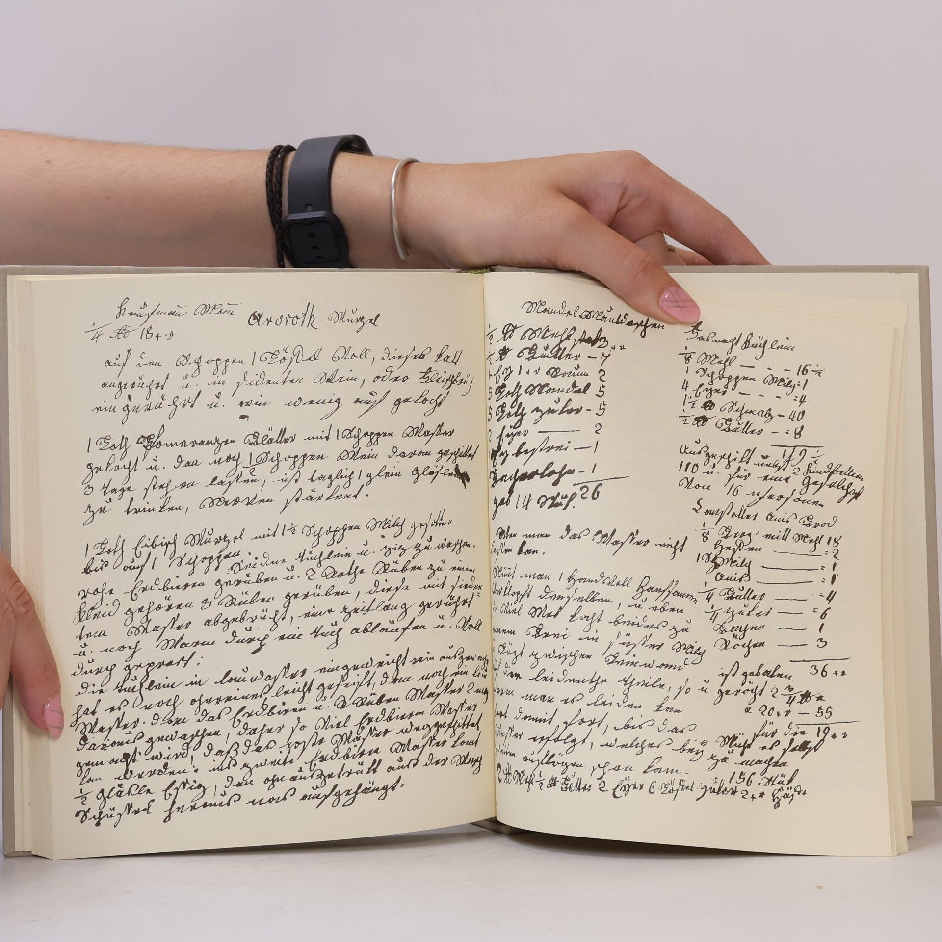 Eva Beck Kochbuch für Johanne Wilhelmine Cotta