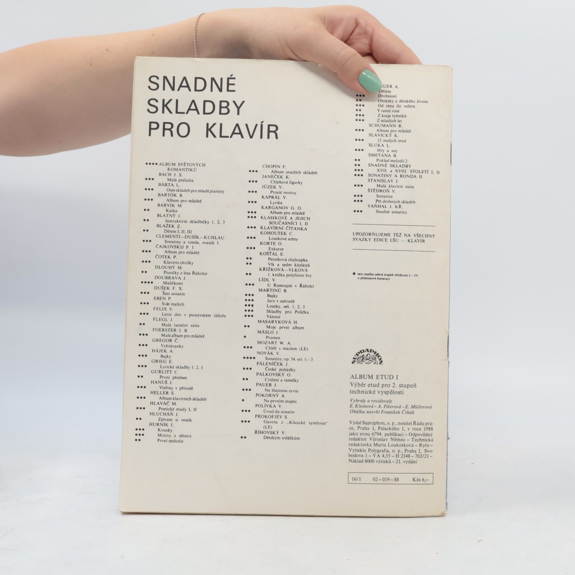 Eliška Kleinová Album etud I