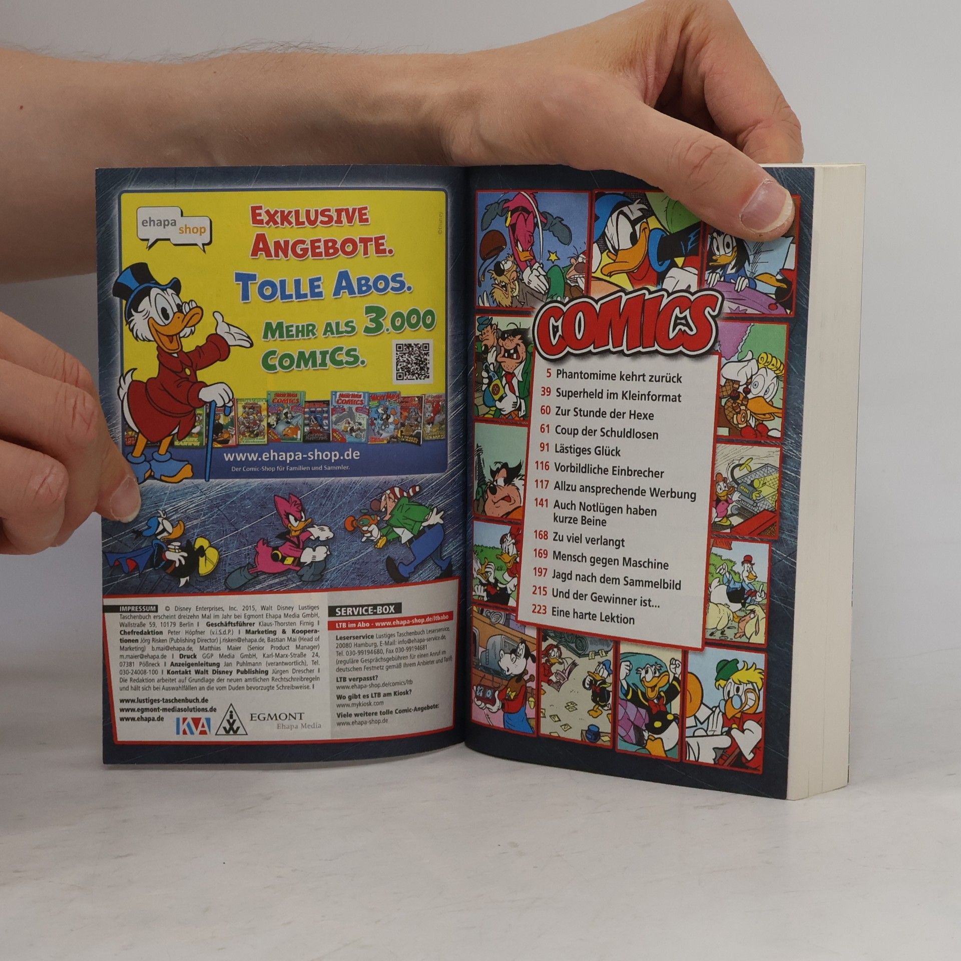 Walt Disney Lustiges Taschenbuch 466. Phantomime kehrt zurück