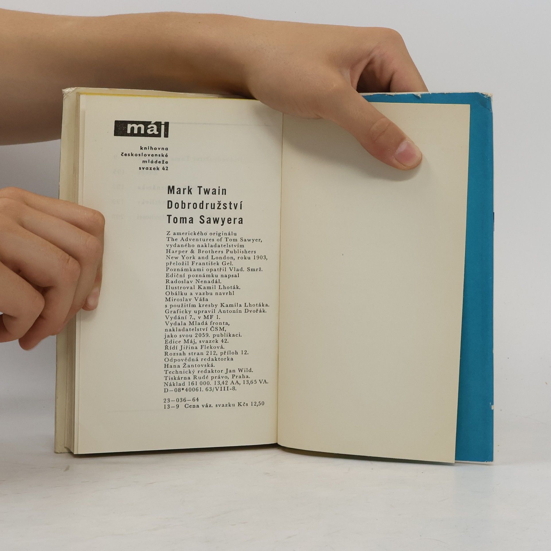 Mark Twain Dobrodružství Toma Sawyera