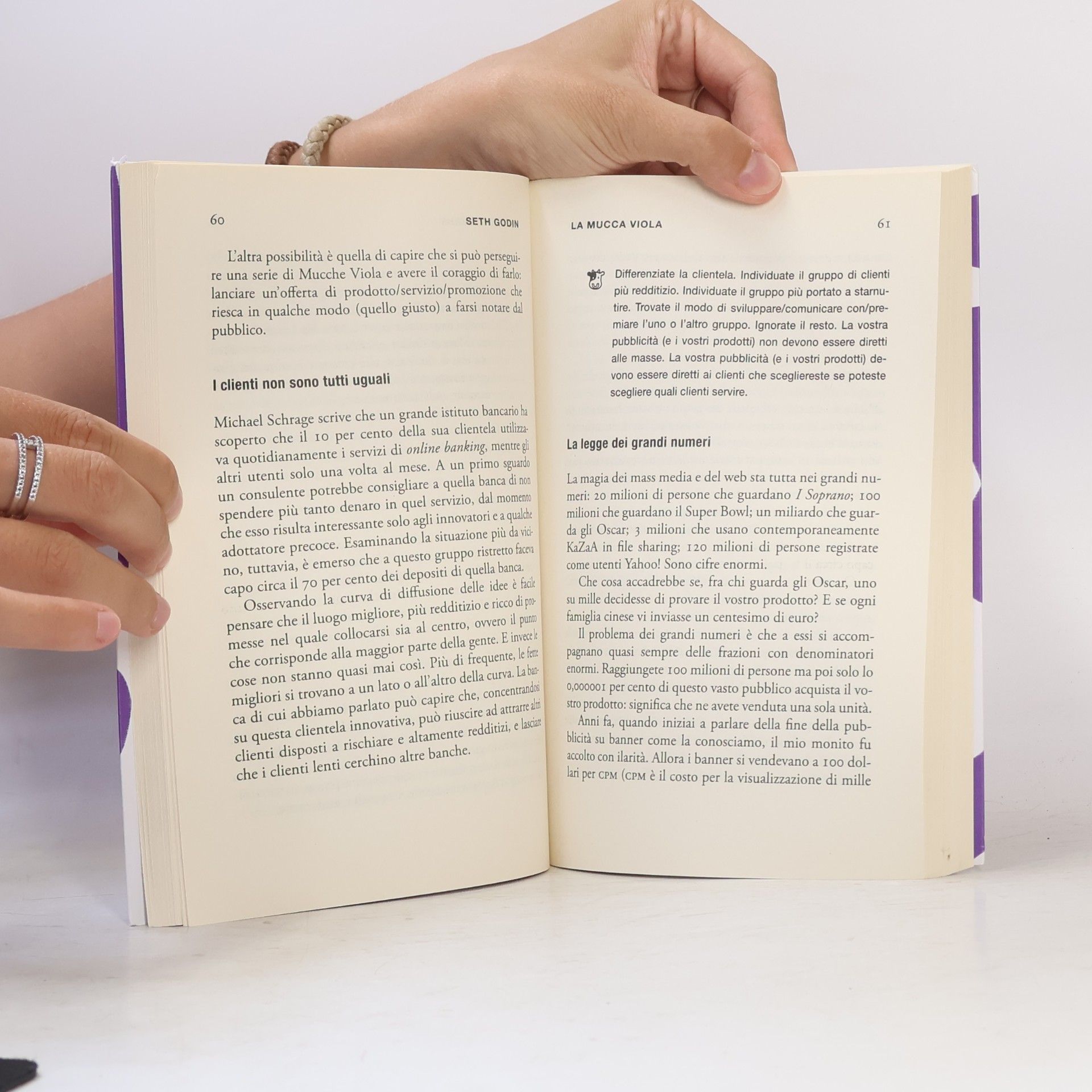 Seth Godin La mucca viola. Farsi notare (e fare fortuna) in un mondo tutto marrone